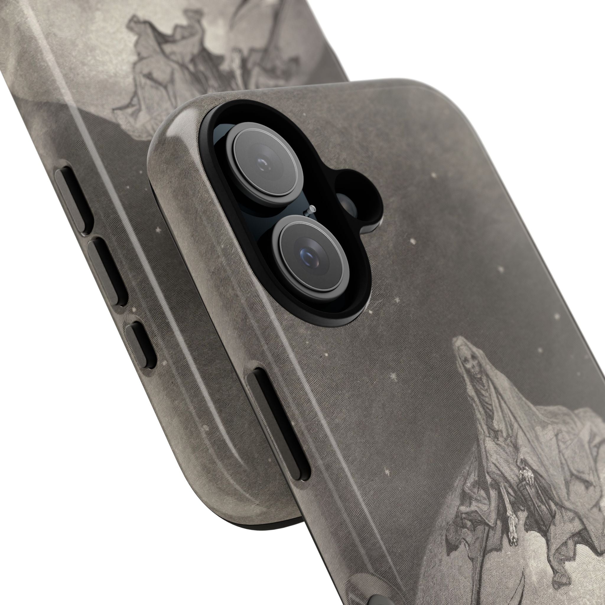 Doubting, dreaming dreams no mortal ever dared to dream before by Gustave Doré - iPhone Tough Case