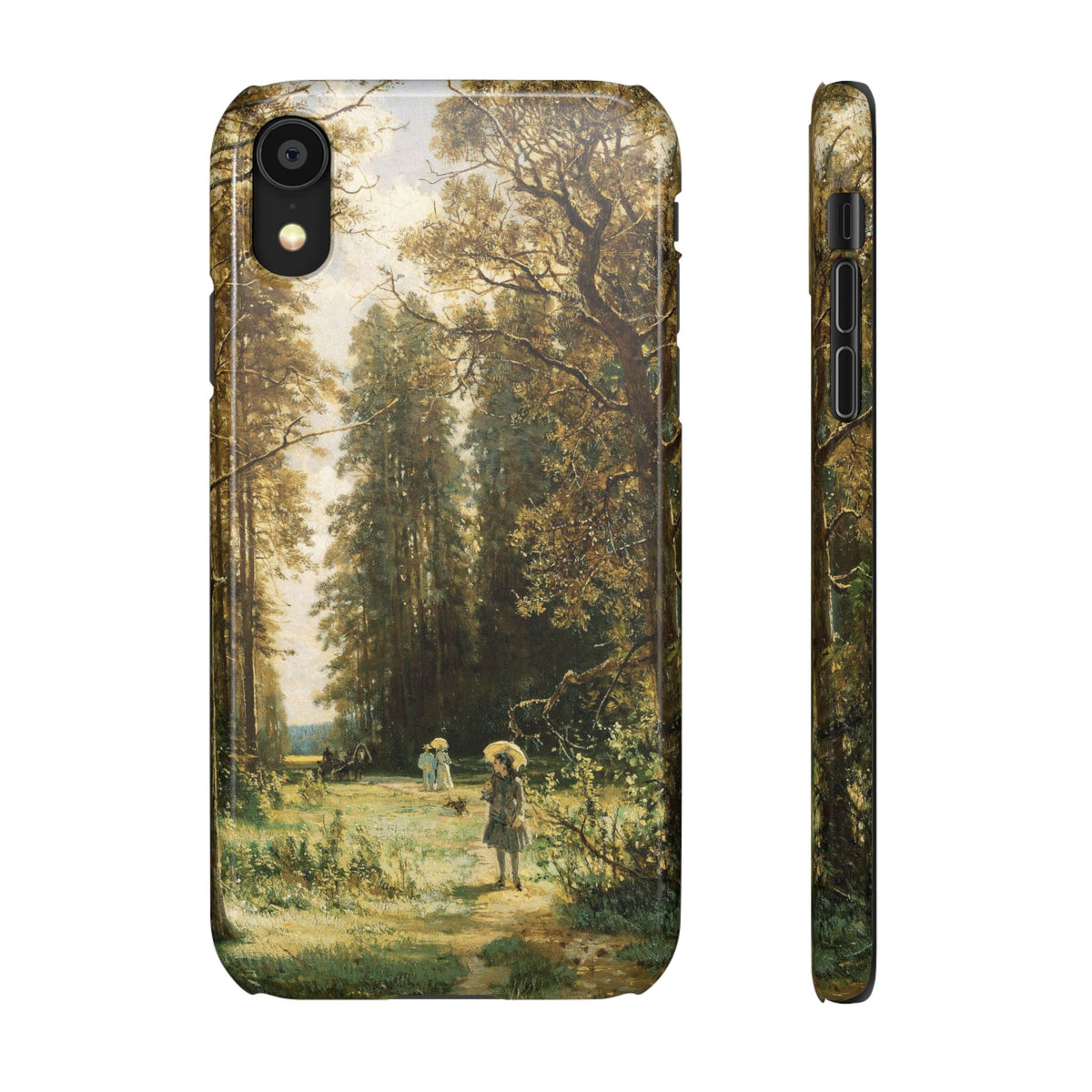 The Path in the Forest by Ivan Ivanovich Shishkin - iPhone Slim Case