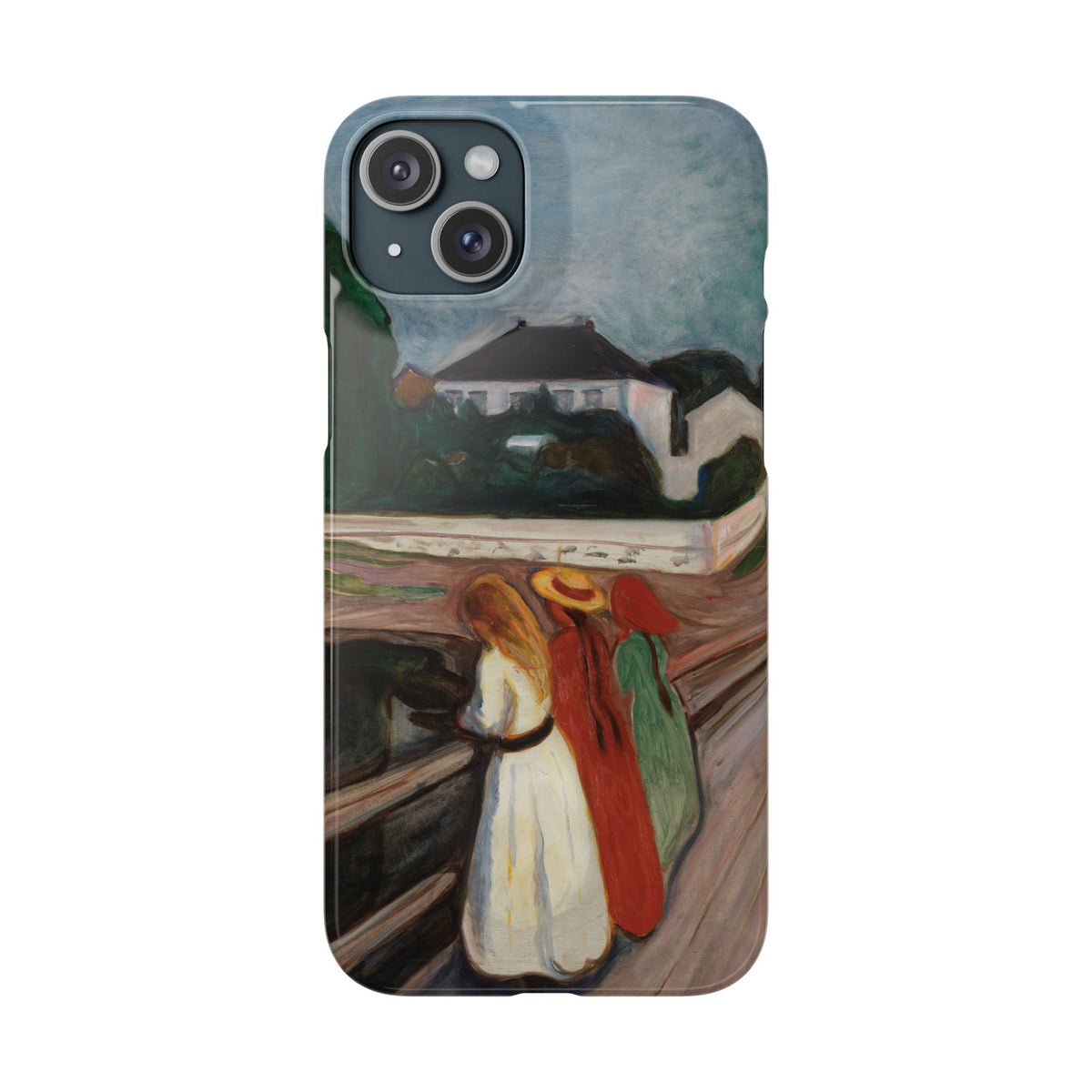 The Girls on the Bridge by Edvard Munch - iPhone Slim Case