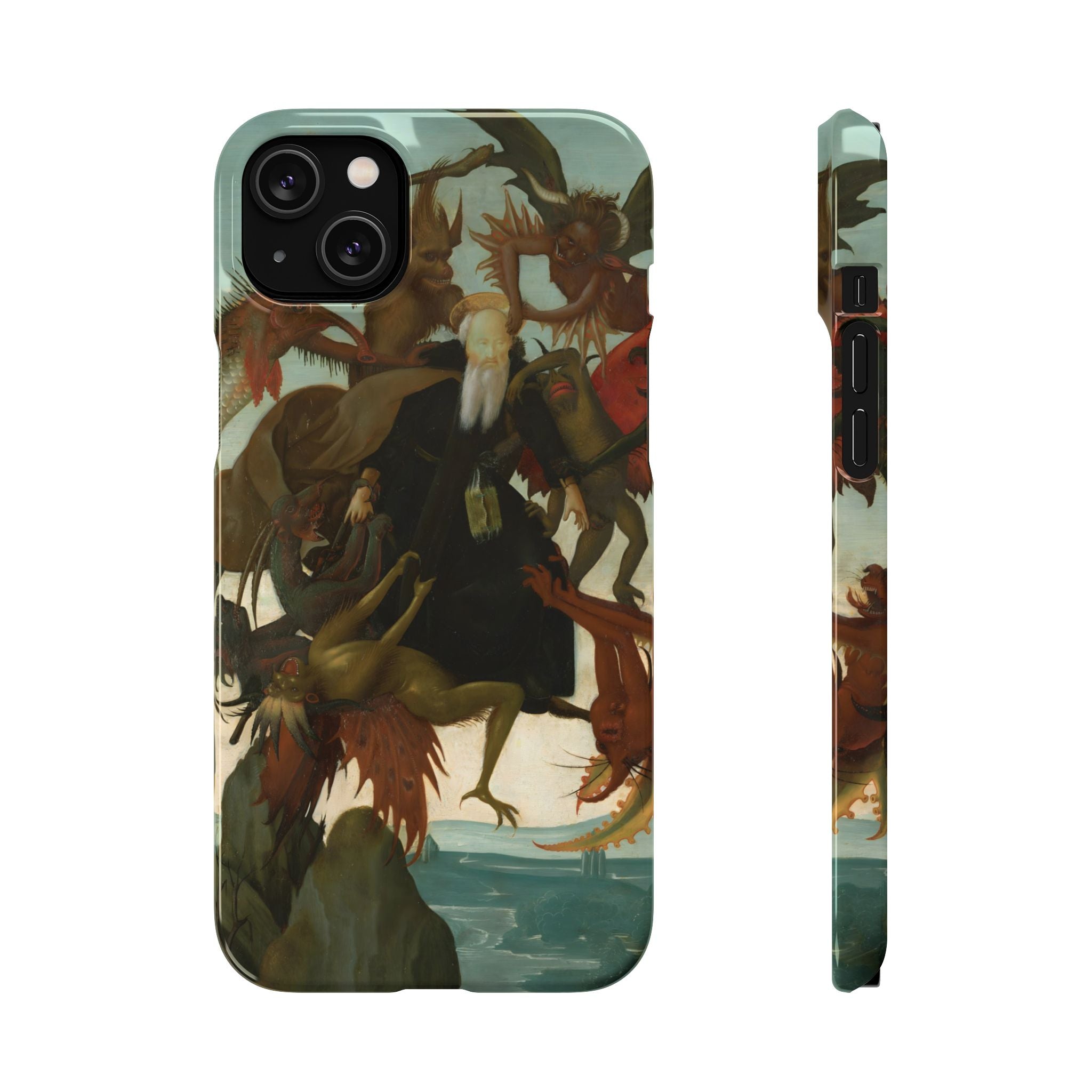 The Torment of Saint Anthony by Michelangelo - iPhone Slim Case