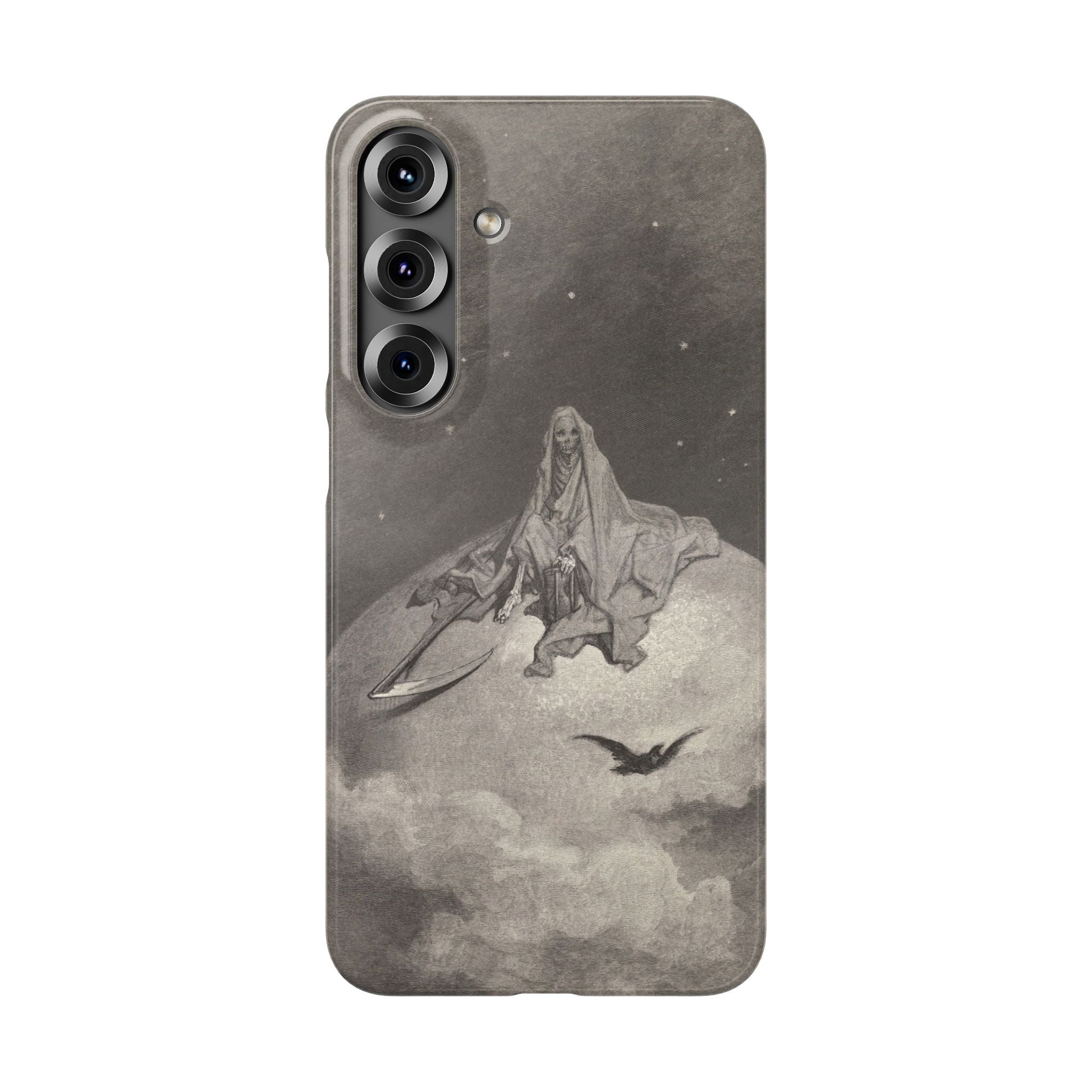 Doubting, dreaming dreams no mortal ever dared to dream before by Gustave Doré - Samsung Slim Case