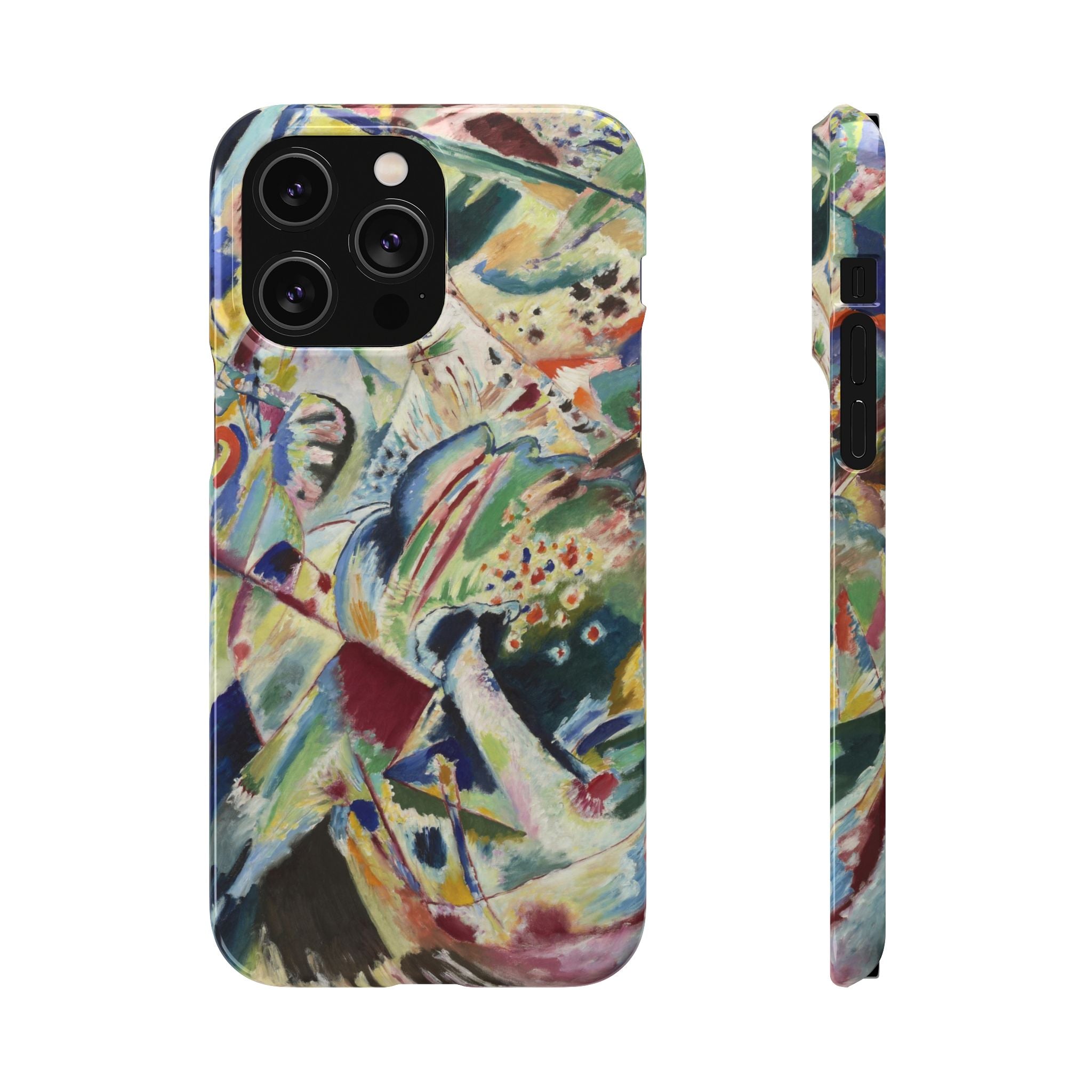 Panel for Edwin R. Campbell No. 4 by Vasily Kandinsky - iPhone Slim Case