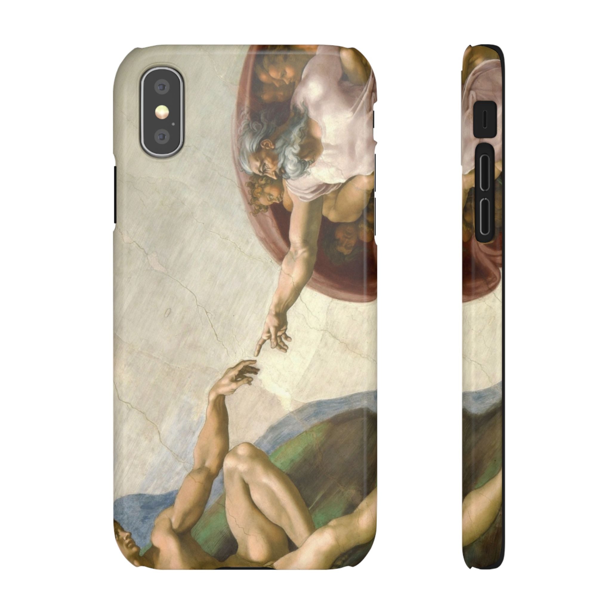 Creation of Adam by Michelangelo - iPhone Slim Case