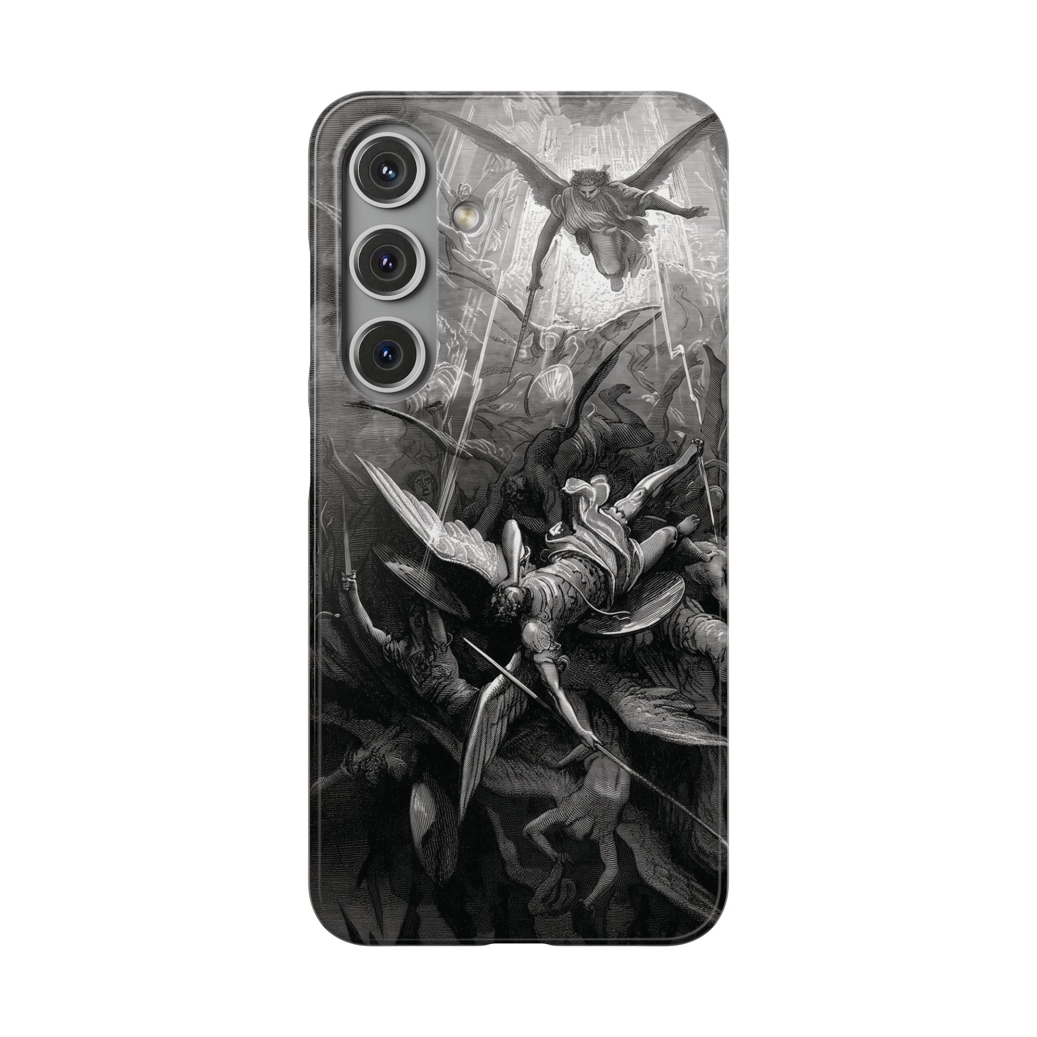 Paradise Lost |The Battle in Heaven by Gustave Doré - Samsung Slim Case