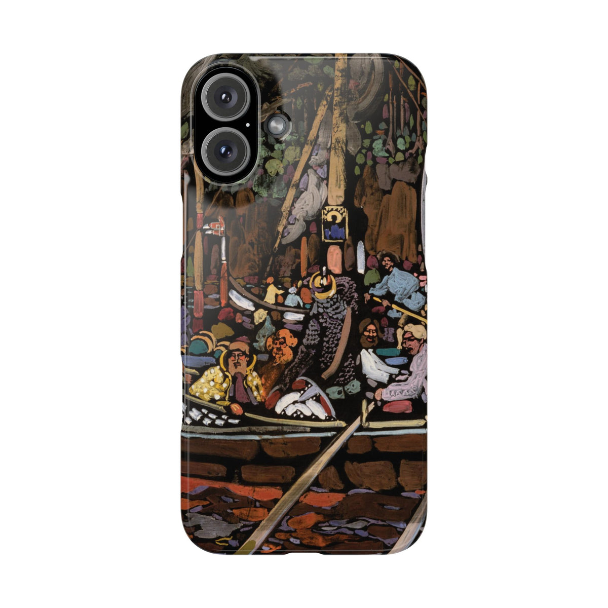Lied (Chanson) by Vasily Kandinsky - iPhone Slim Case