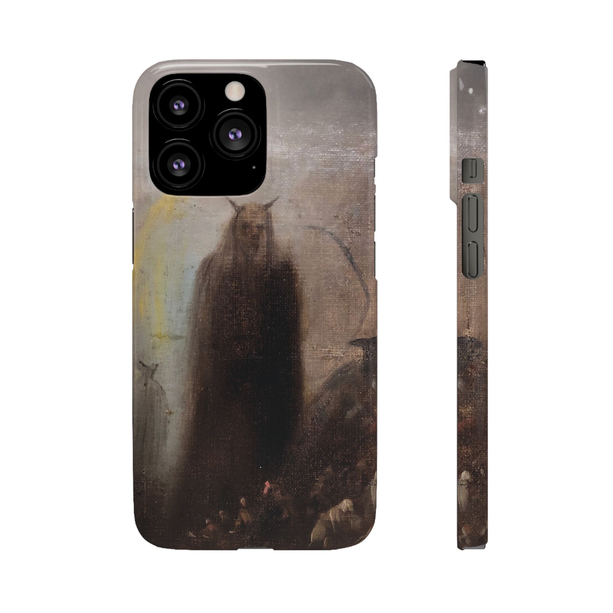 Ghostly Vision by Francisco Goya - iPhone Slim Case
