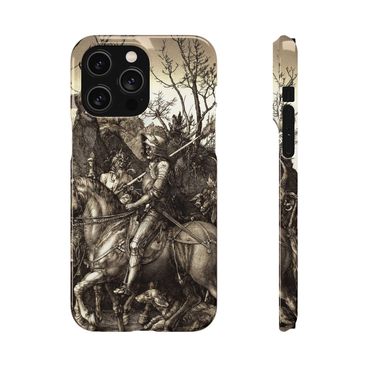 Knight, Death and the Devil by Albrecht Dürer - iPhone Slim Case