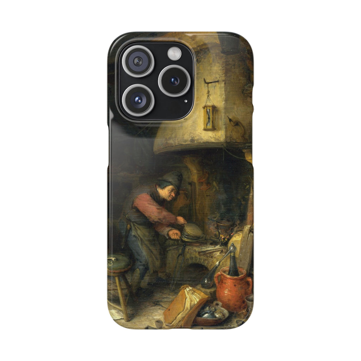 The Alchemist by Adriaen van Ostade - iPhone Slim Case