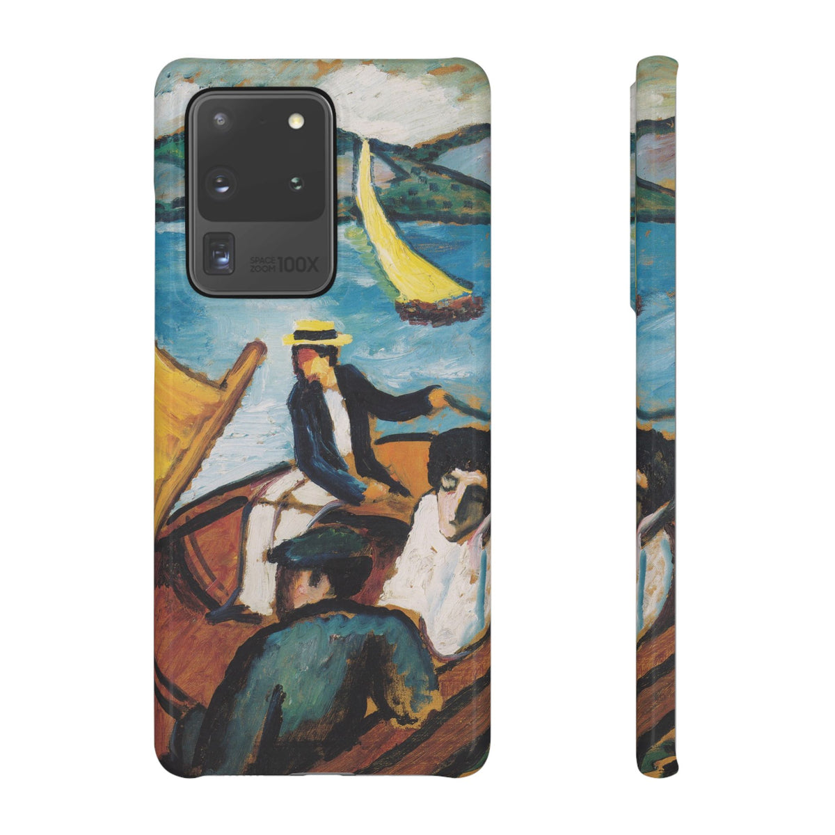 Sailing Boat on the Tegernsee by August Macke - Samsung Slim Case