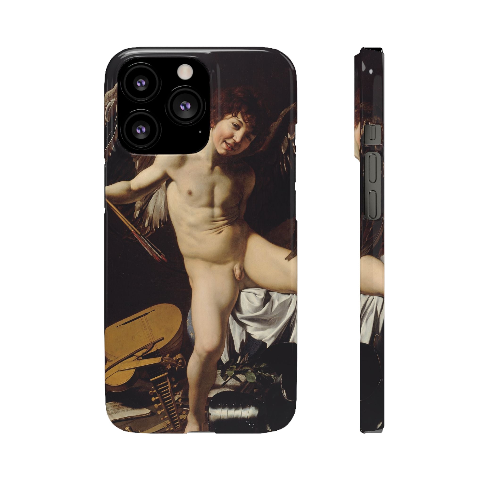 Amor Vincit Omnia by Caravaggio - iPhone Slim Case