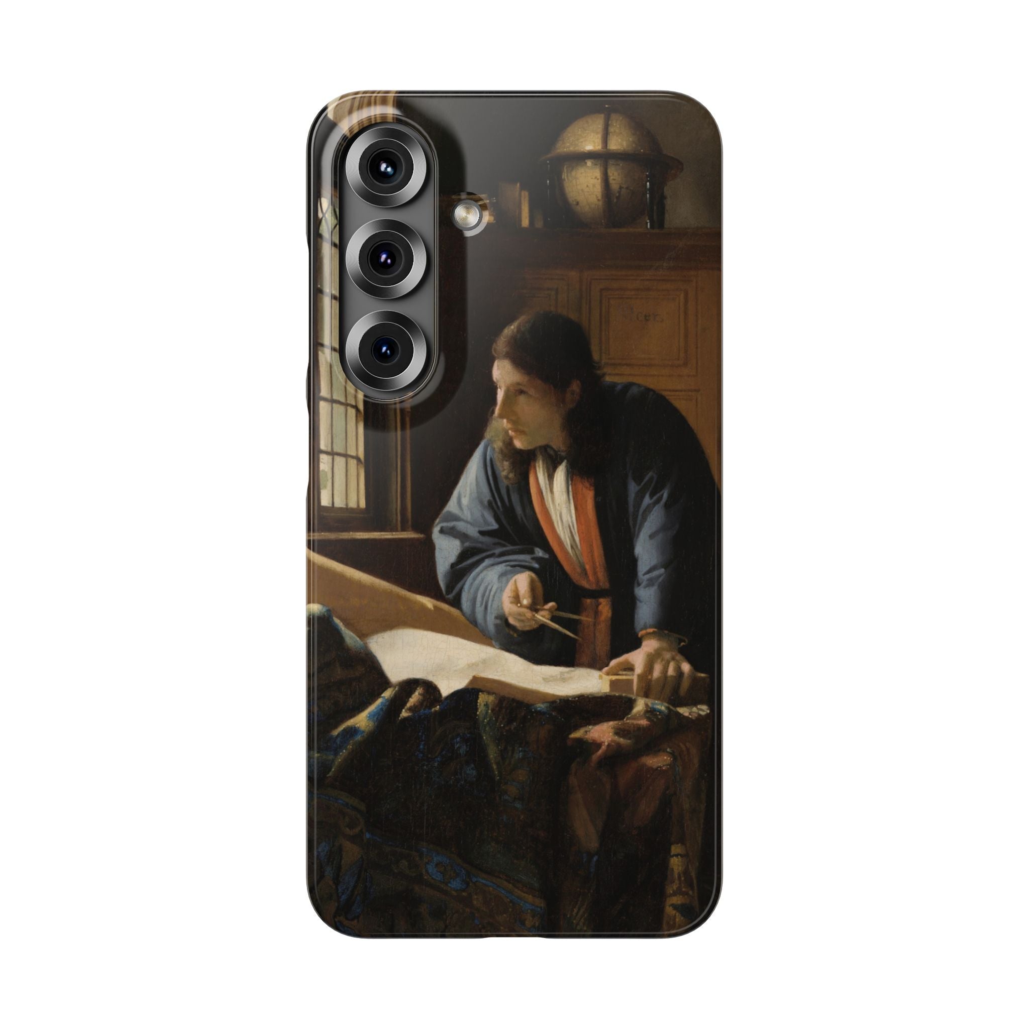 The Geographer by Johannes Vermeer - Samsung Slim Case