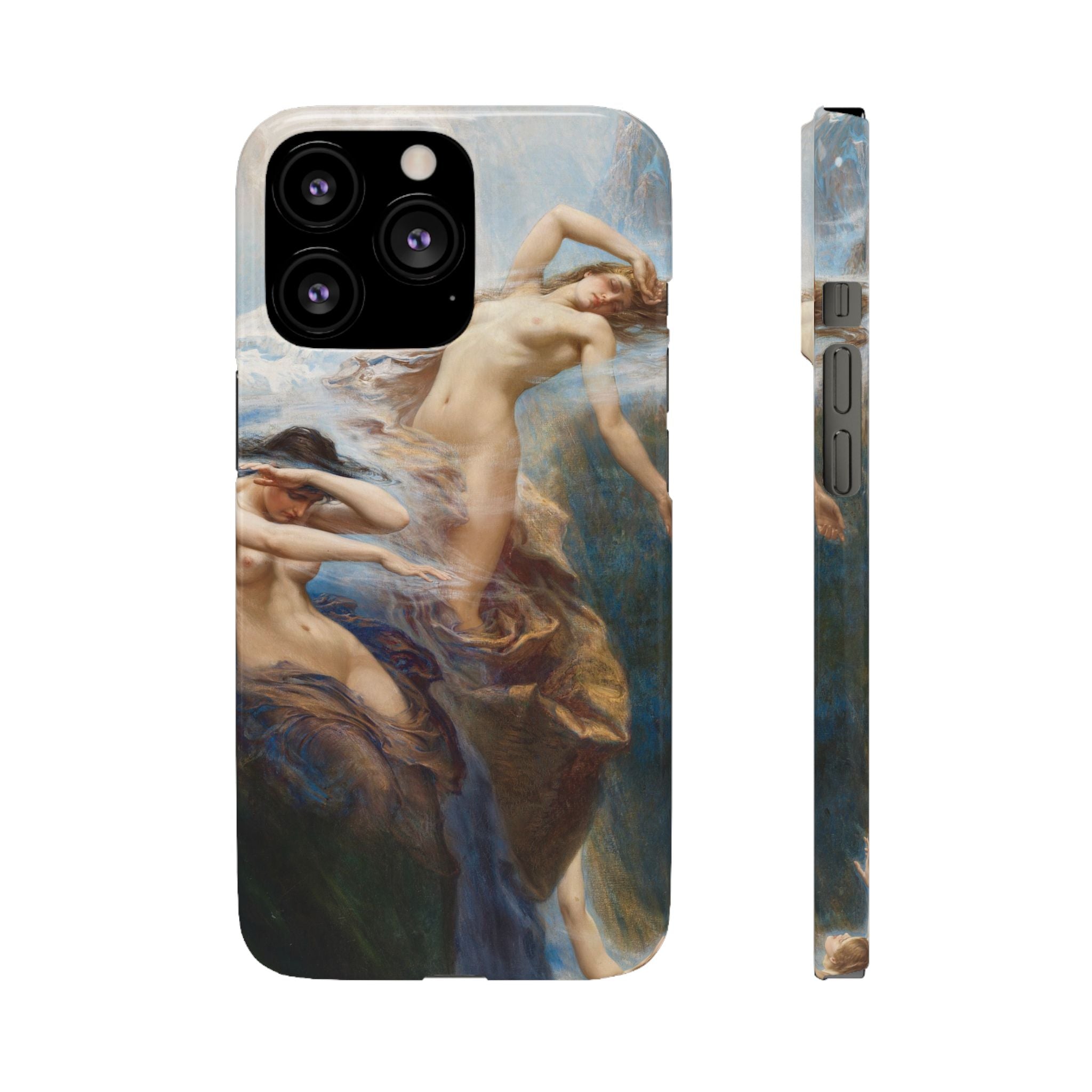 The Mountain Mists by Herbert James Draper - iPhone Slim Case