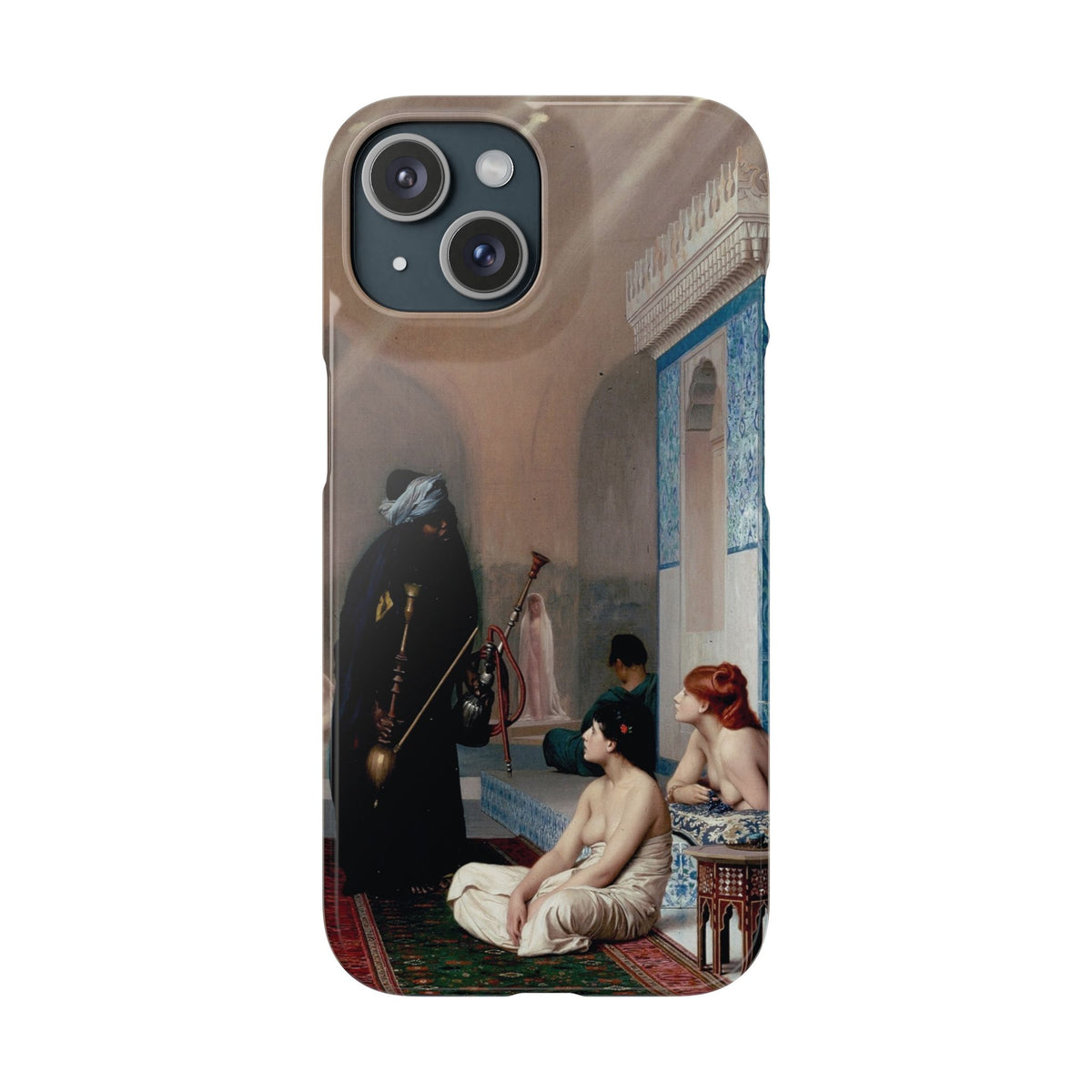 Pool in a Harem by Jean-Leon Gerome - iPhone Slim Case