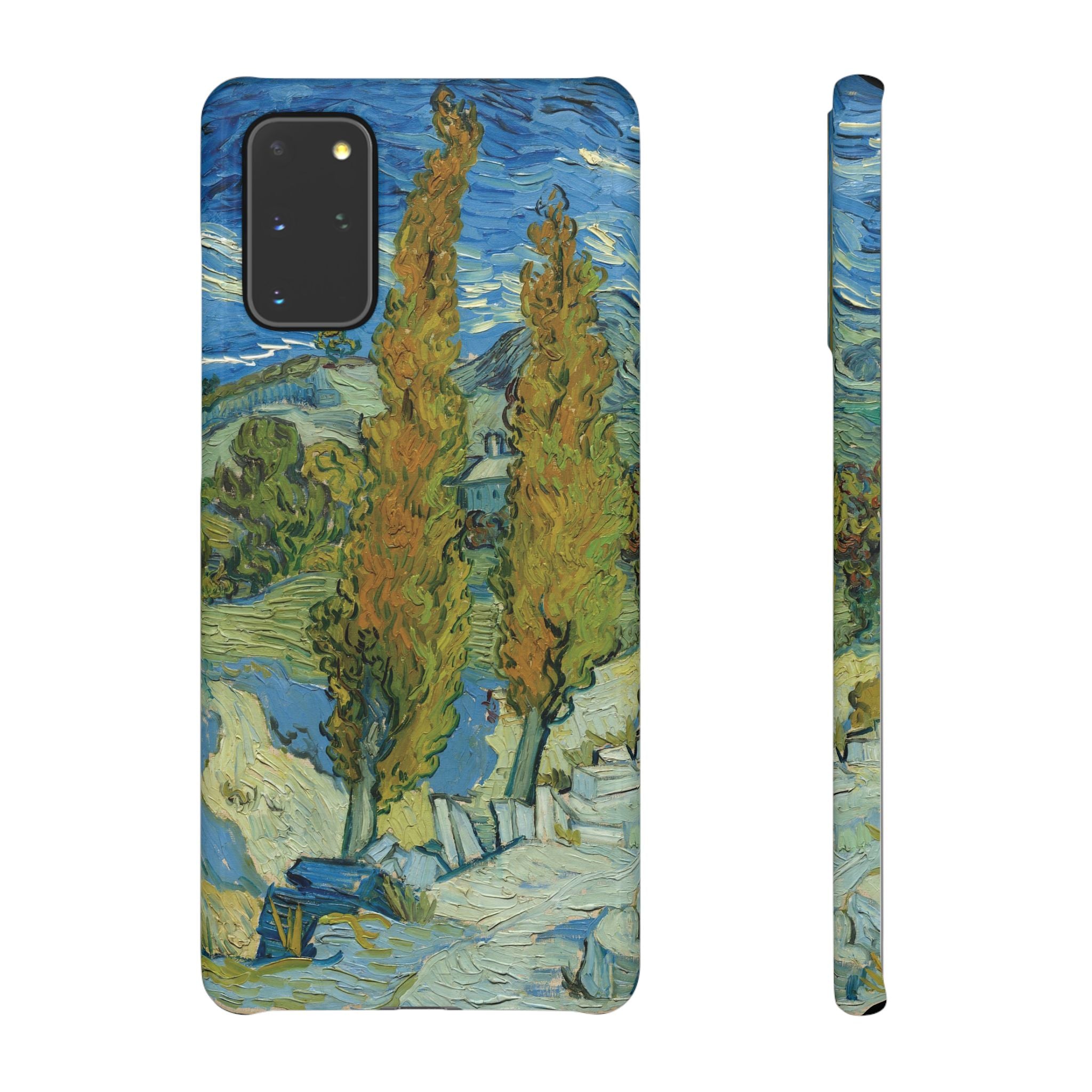 Two Poplars in the Alpilles near Saint-Rémy by Vincent van Gogh - Samsung Slim Case