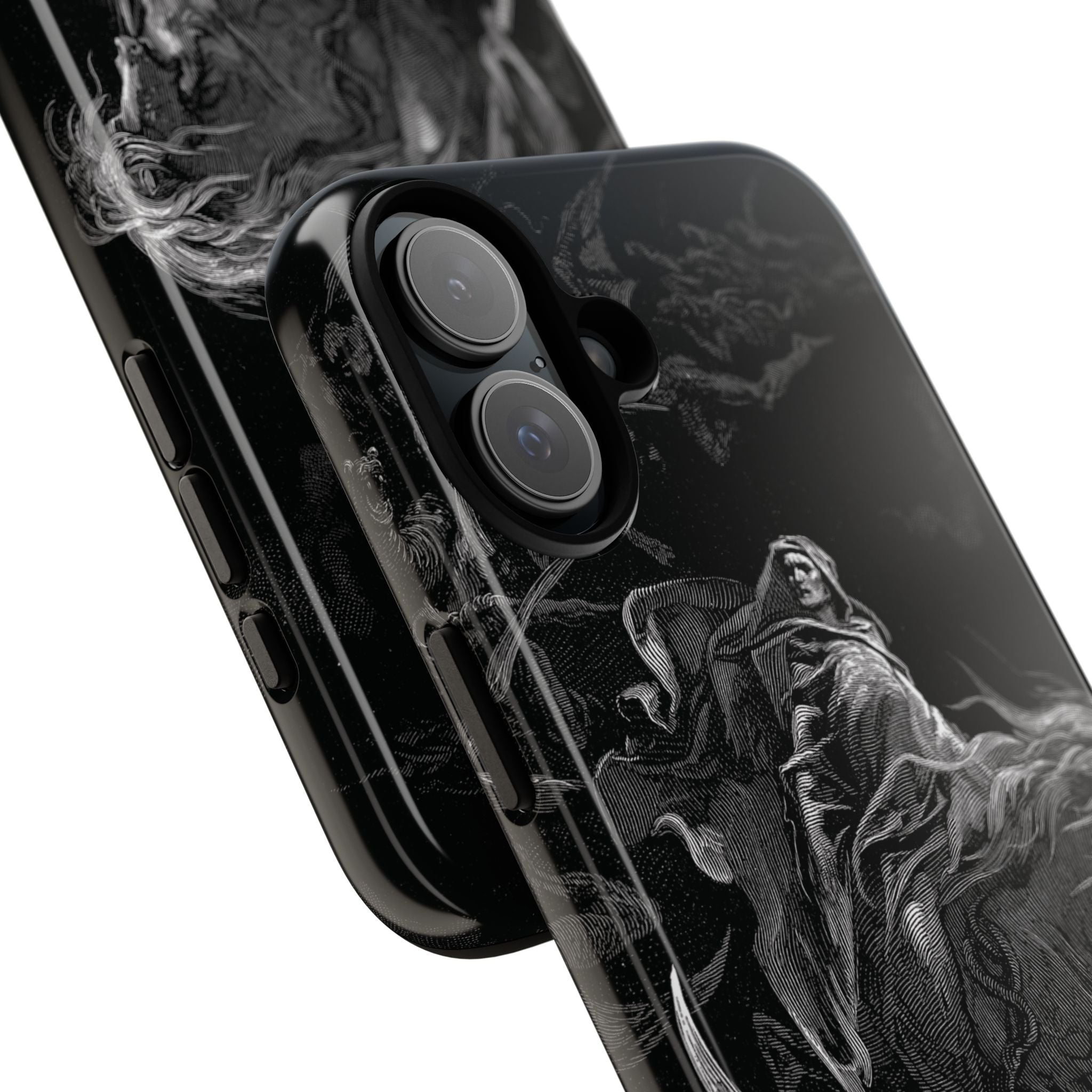 Death on the Pale Horse by Gustave Dore - iPhone Tough Case