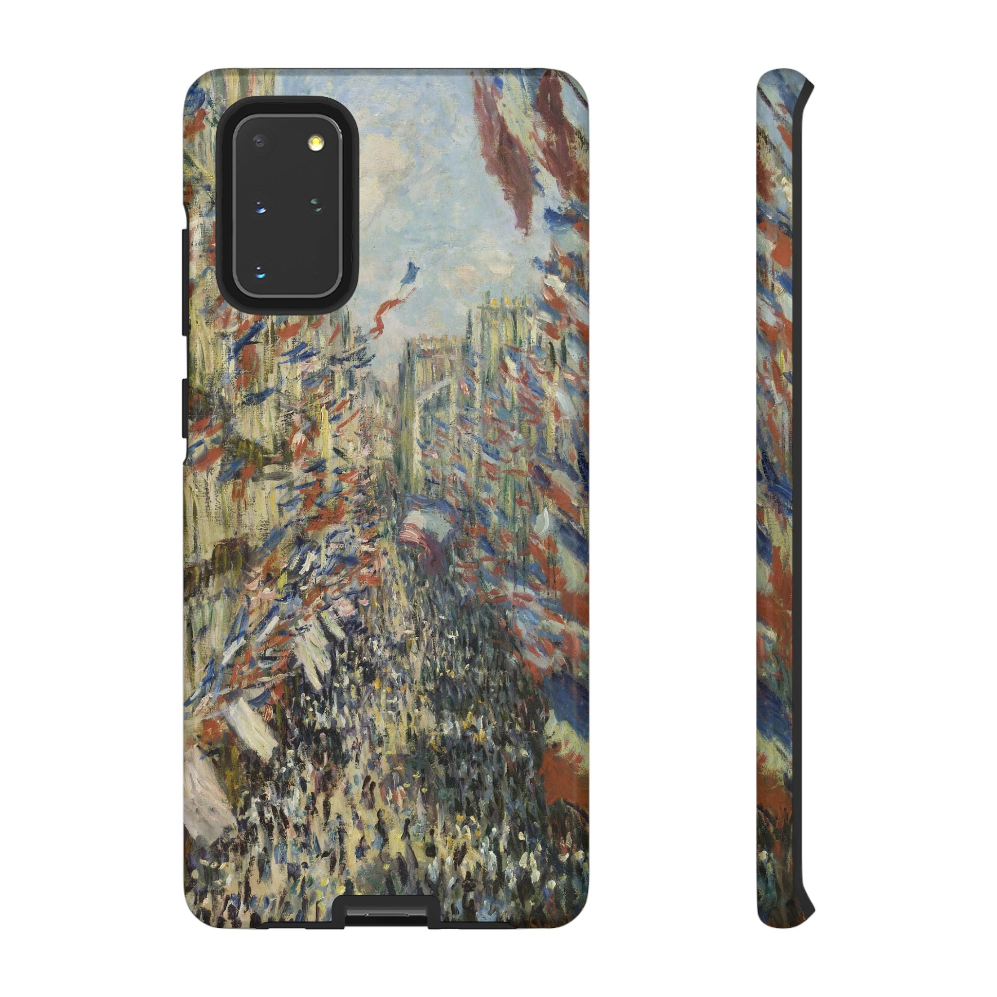 The Rue Montorgueil in Paris by Claude Monet - Samsung Tough Case