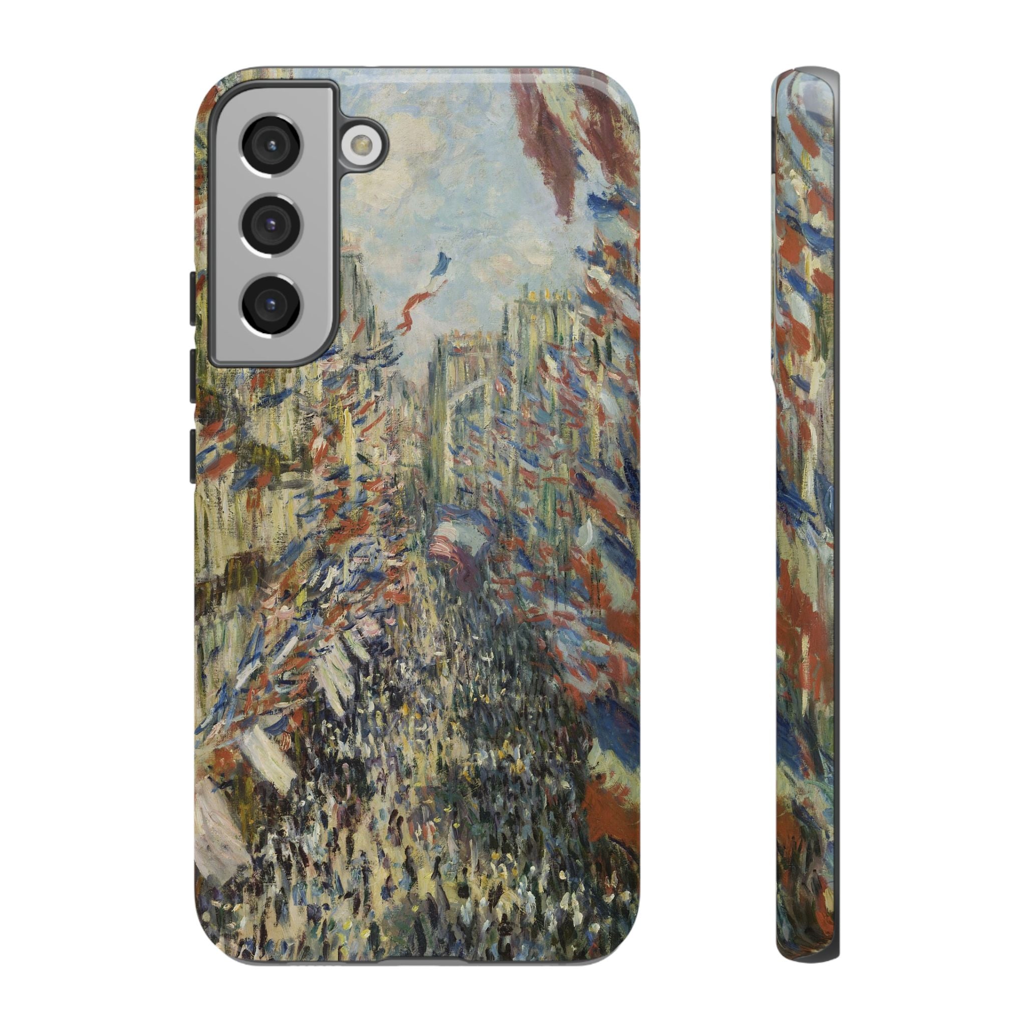 The Rue Montorgueil in Paris by Claude Monet - Samsung Tough Case