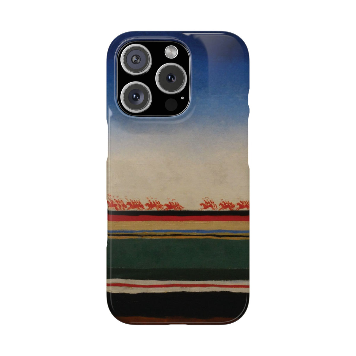 Red Cavalry Riding by Kazimir Malevich - iPhone Slim Case