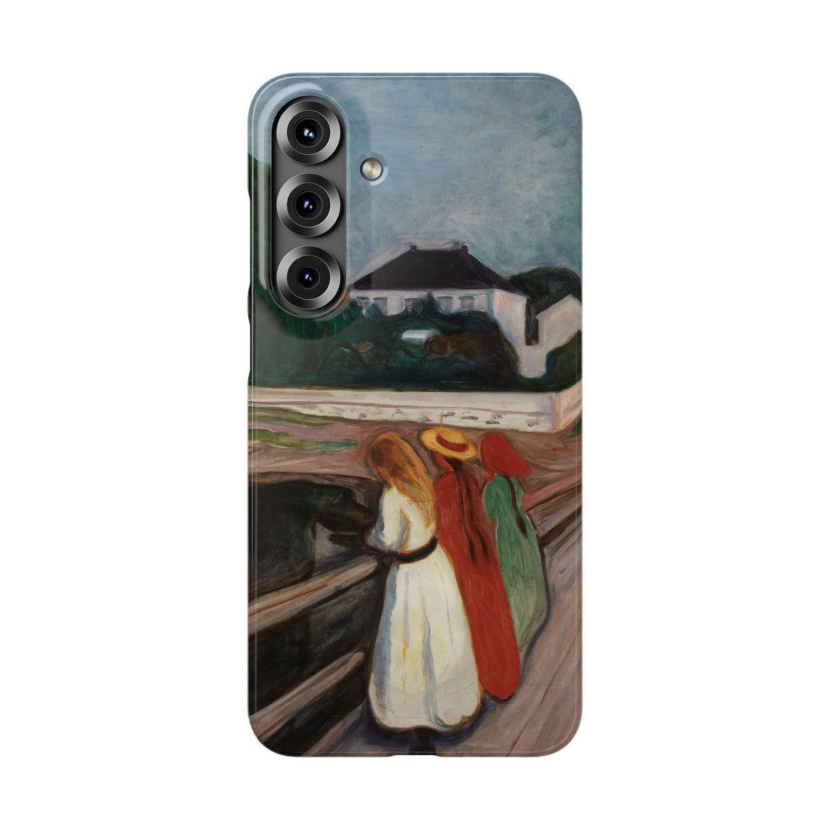 The Girls on the Bridge by Edvard Munch - Samsung Slim Case