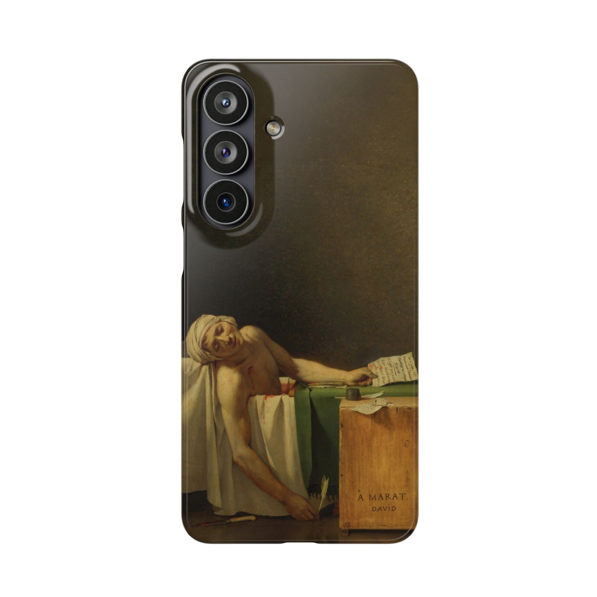 The Death of Marat by Jacques-Louis David - Samsung Slim Case