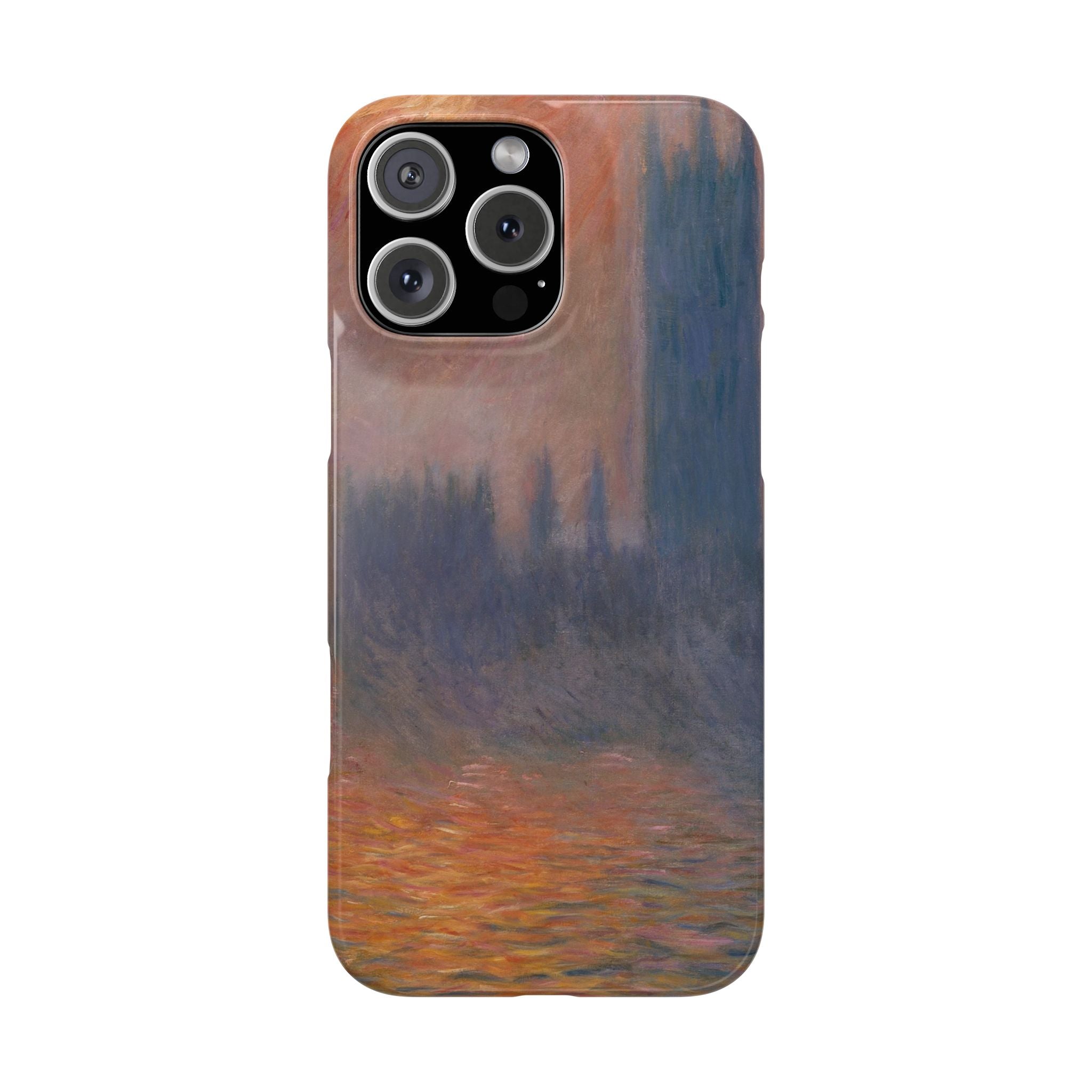 The Houses of Parliament Sunset by Claude Monet - iPhone Slim Case
