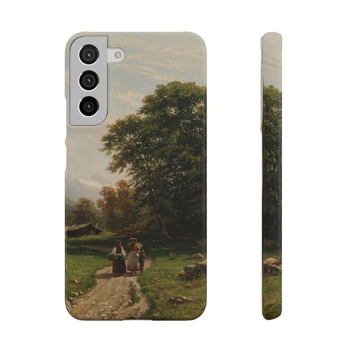 Swiss Landscape by Ivan Ivanovich Shishkin - Samsung Slim Case