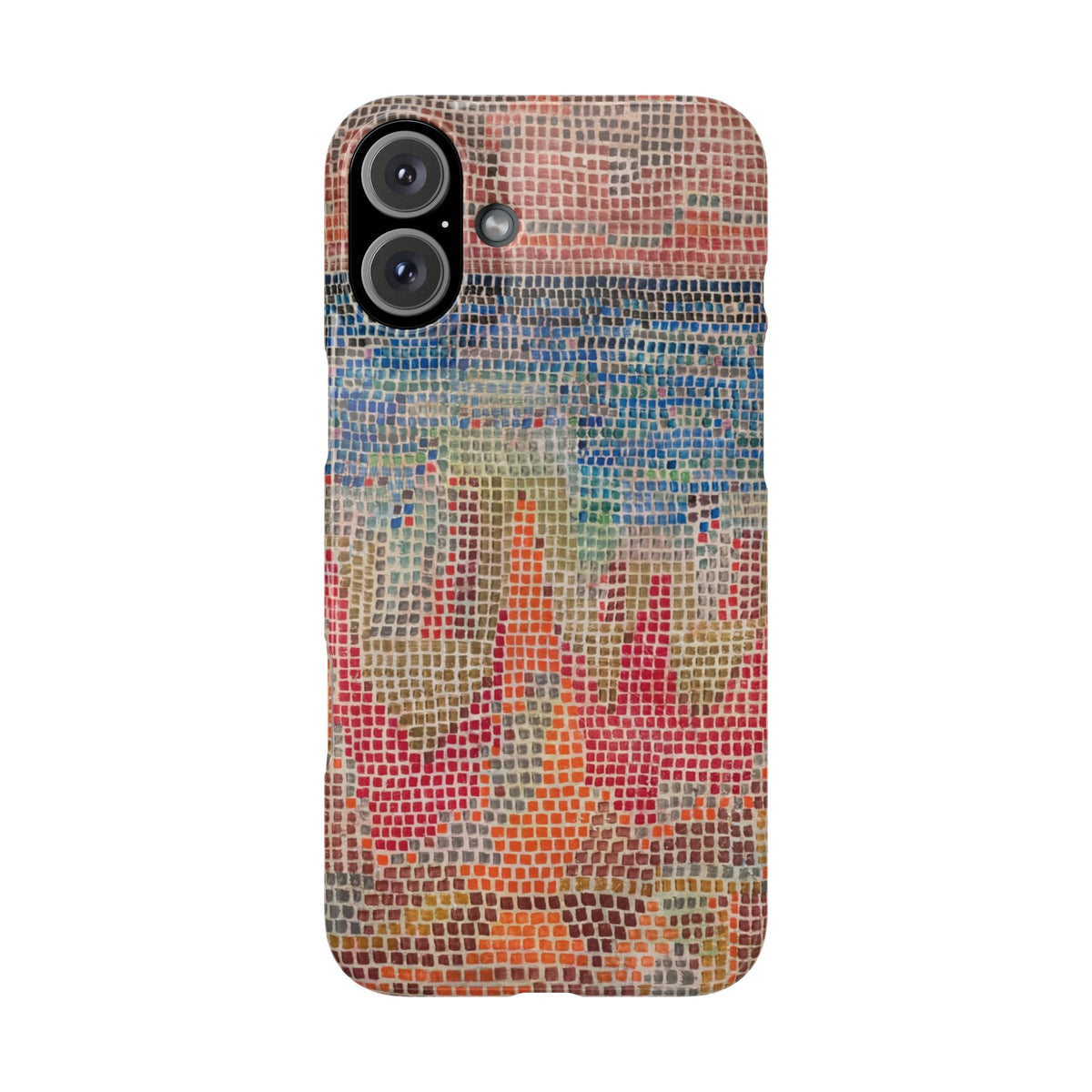 Cliffs by the sea by Paul Klee - iPhone Slim Case