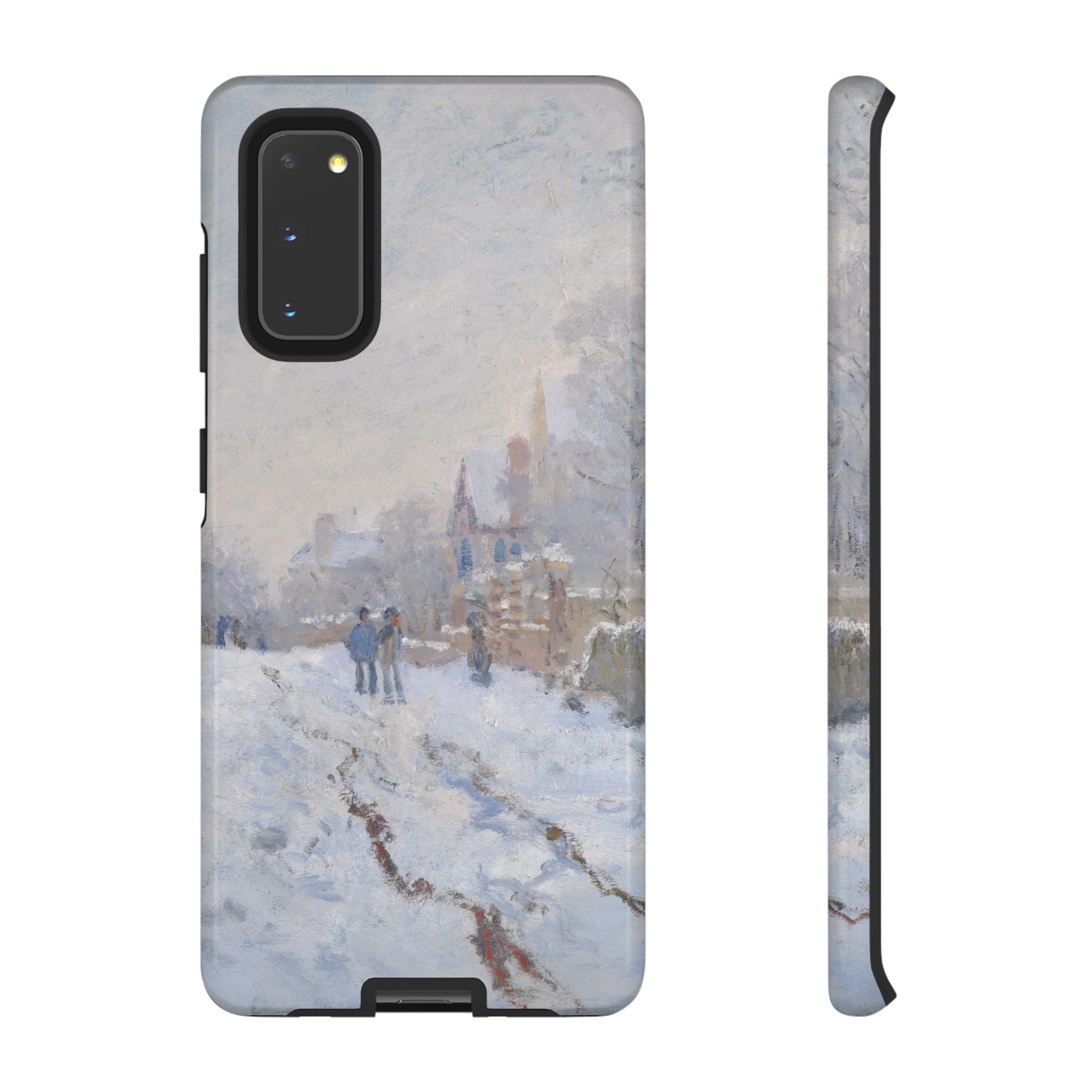Snow Scene at Argenteuil by Claude Monet - Samsung Tough Case