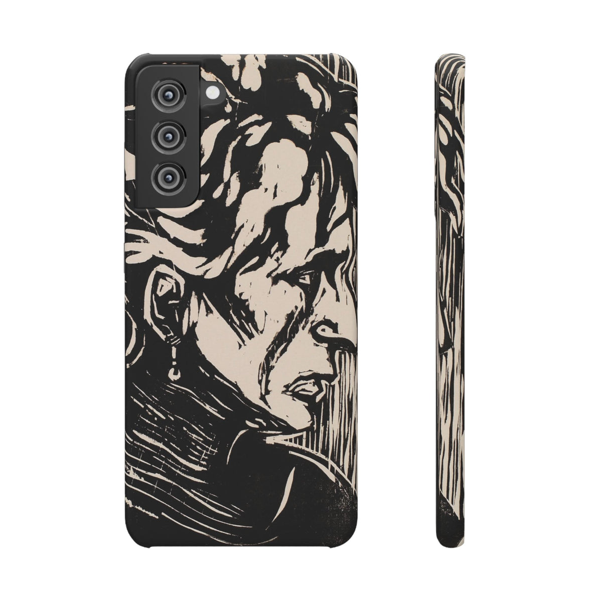 Portrait of an Elderly Lady by Edvard Munch - Samsung Slim Case