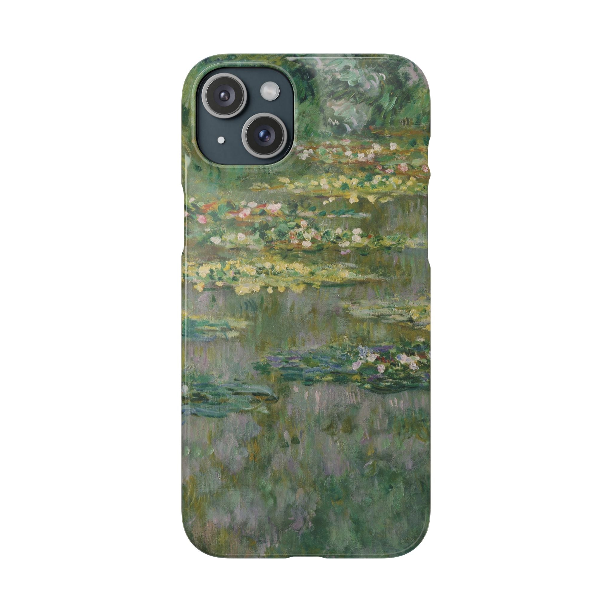 Le Bassin des Nymphéas by Claude Monet - iPhone Slim Case