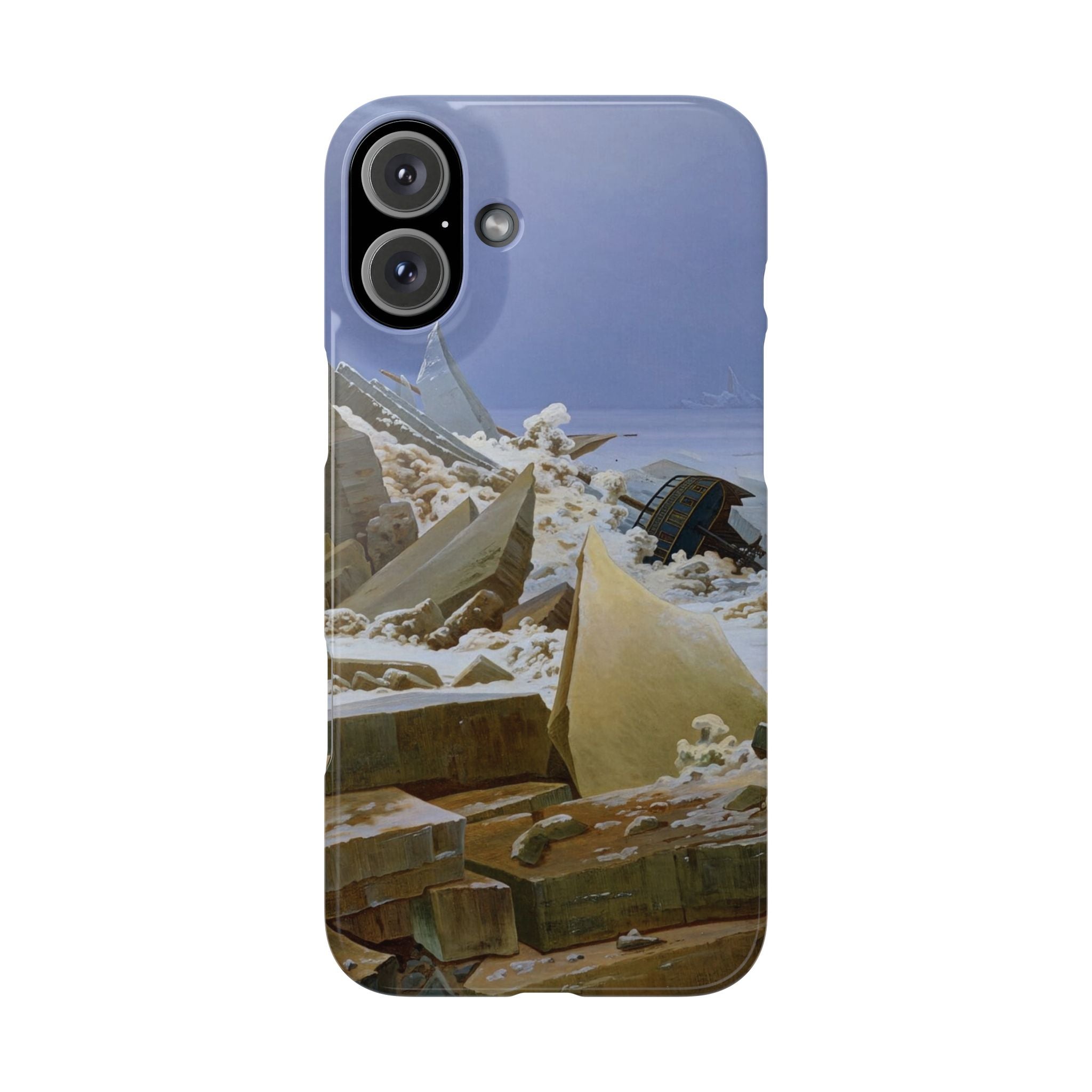 The Sea of Ice by Caspar David Friedrich - iPhone Slim Case
