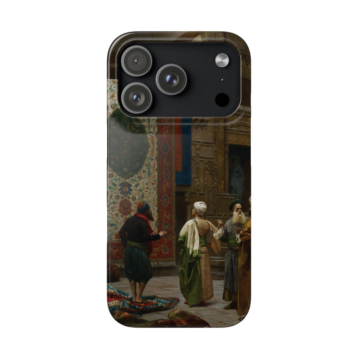 The Carpet Merchant by Jean-Leon Gerome - iPhone Slim Case