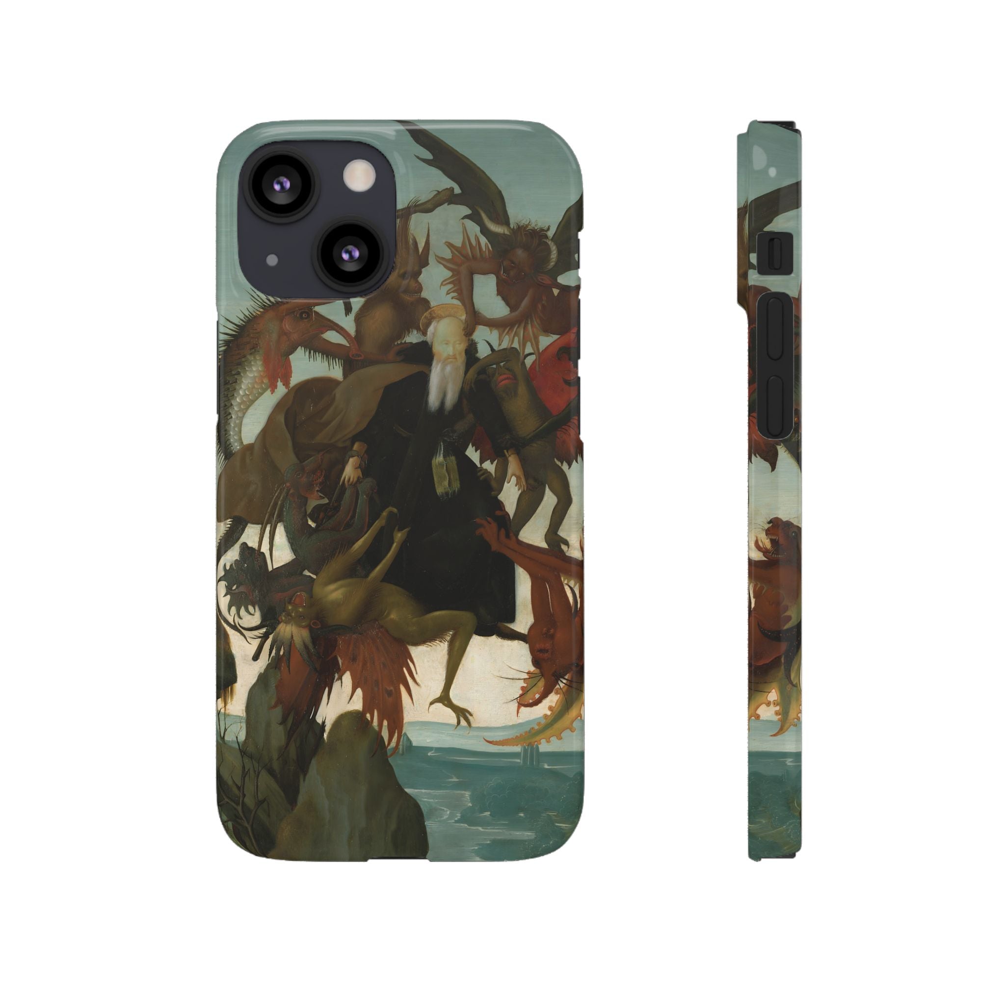The Torment of Saint Anthony by Michelangelo Buonarroti - iPhone Slim Case