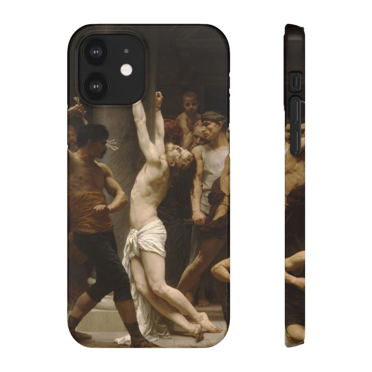 The Flagellation of Our Lord Jesus Christ by William-Adolphe Bouguereau - iPhone Slim Case