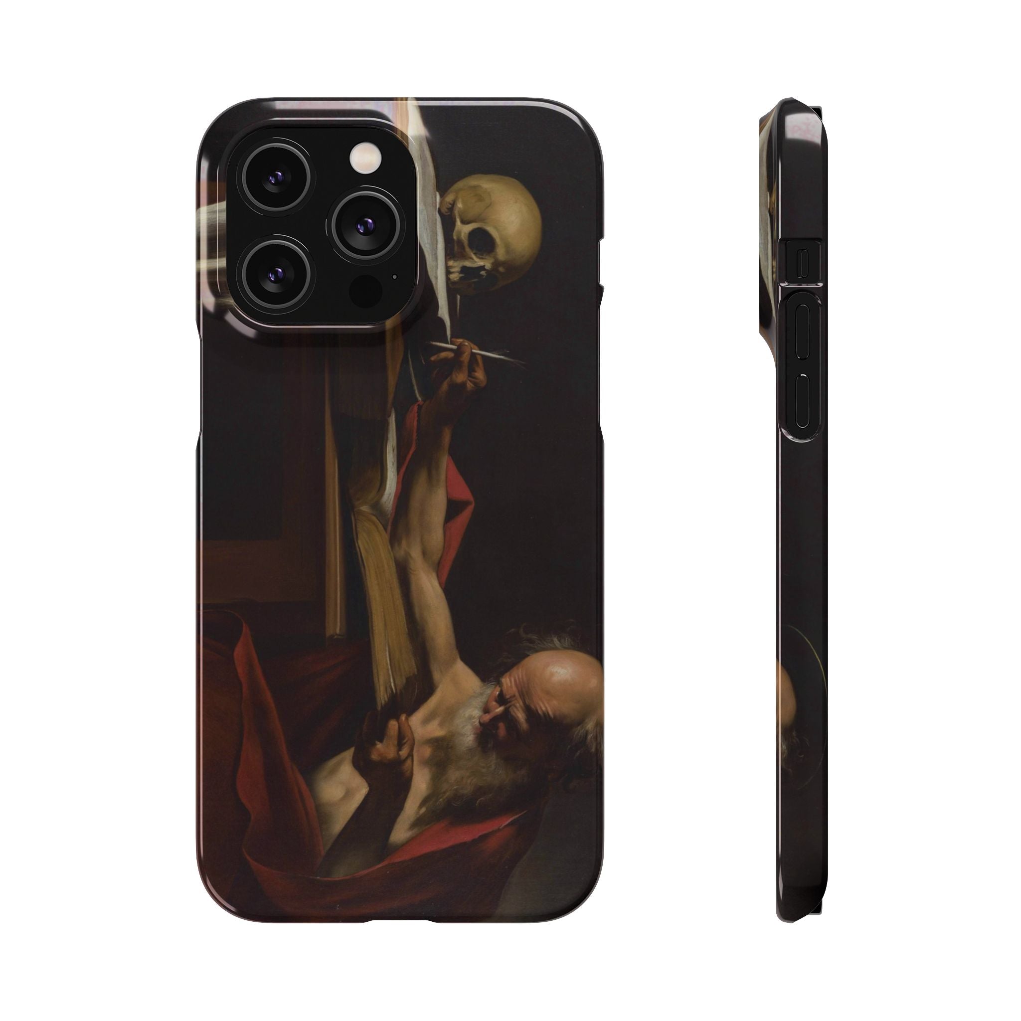 San Girolamo Scrivente by Caravaggio - iPhone Slim Case
