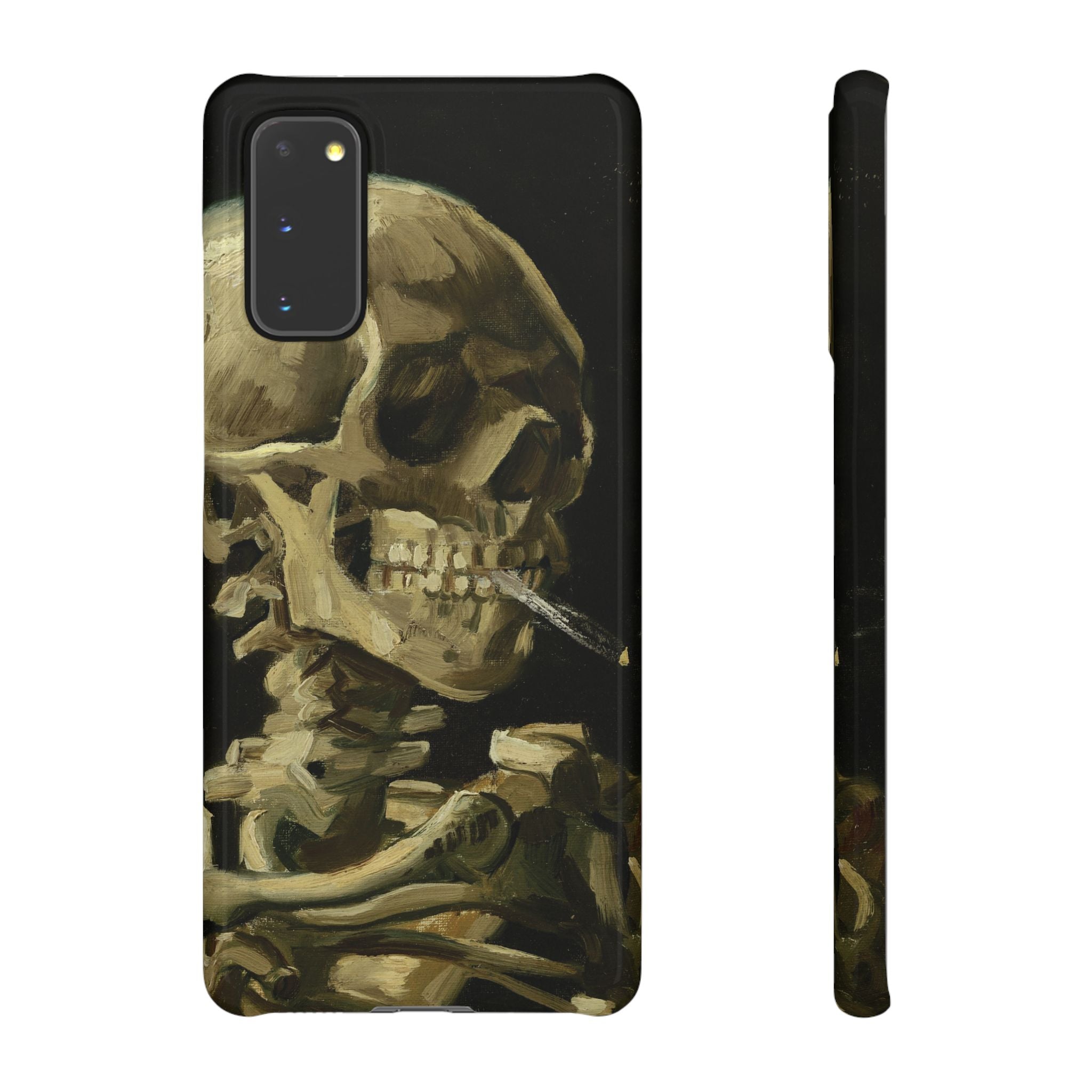 Skeleton with Cigarette by Van Gogh - Samsung Slim Case