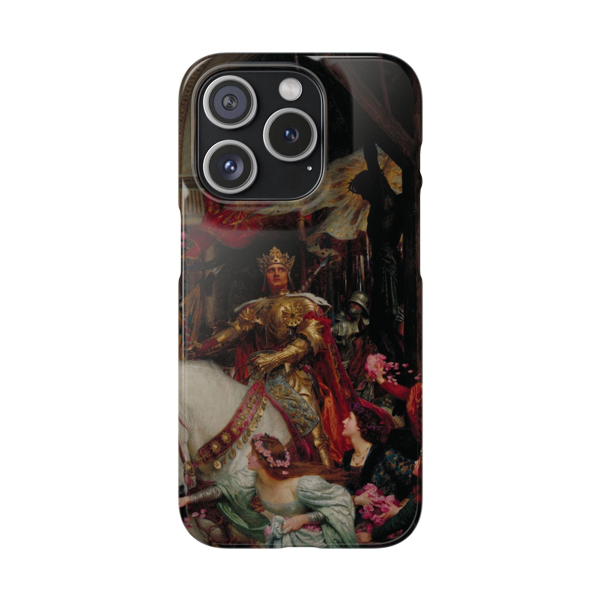 The Two Crowns by Frank Dicksee - iPhone Slim Case