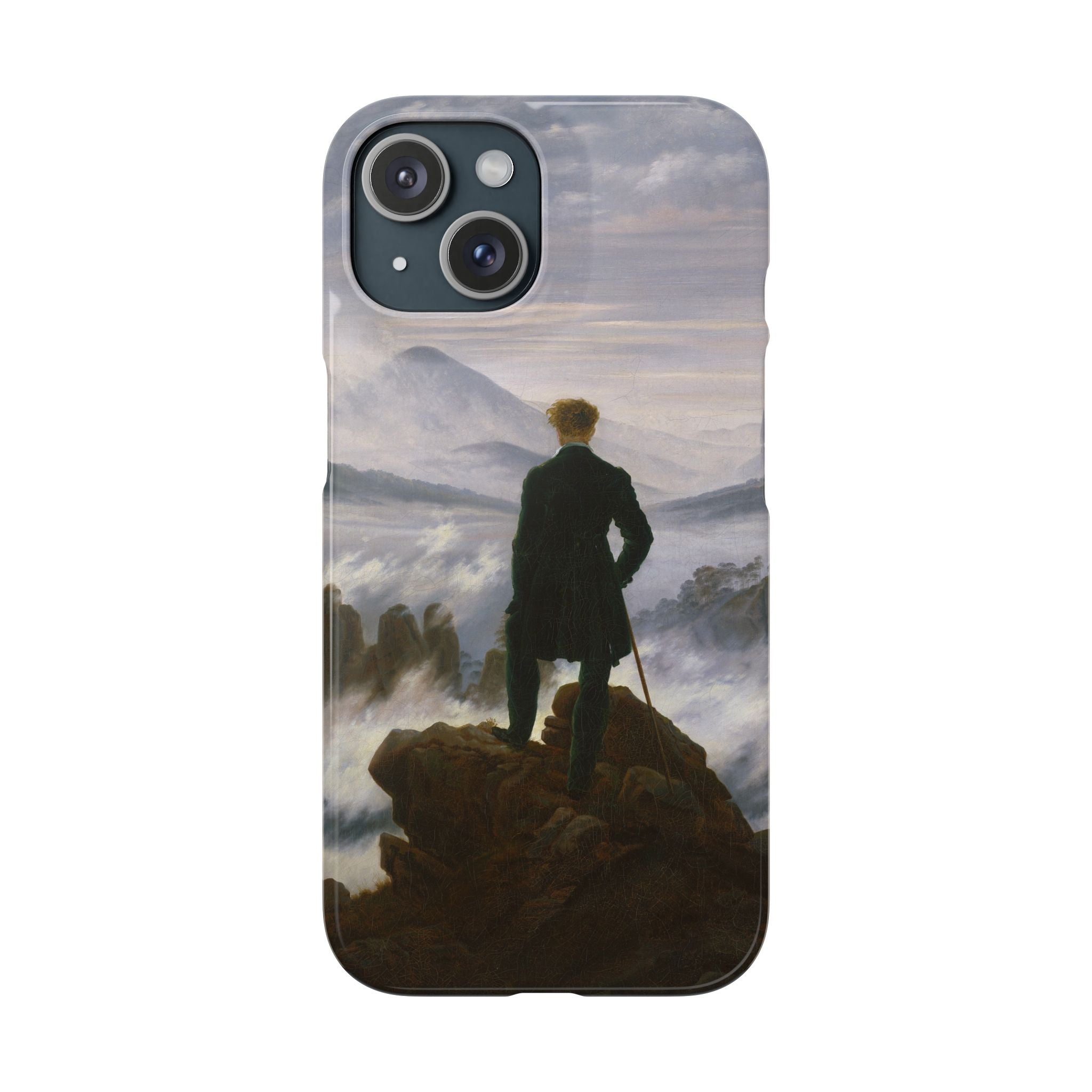 The Wanderer above the Sea of Fog by Caspar David Friedrich - iPhone Slim Case