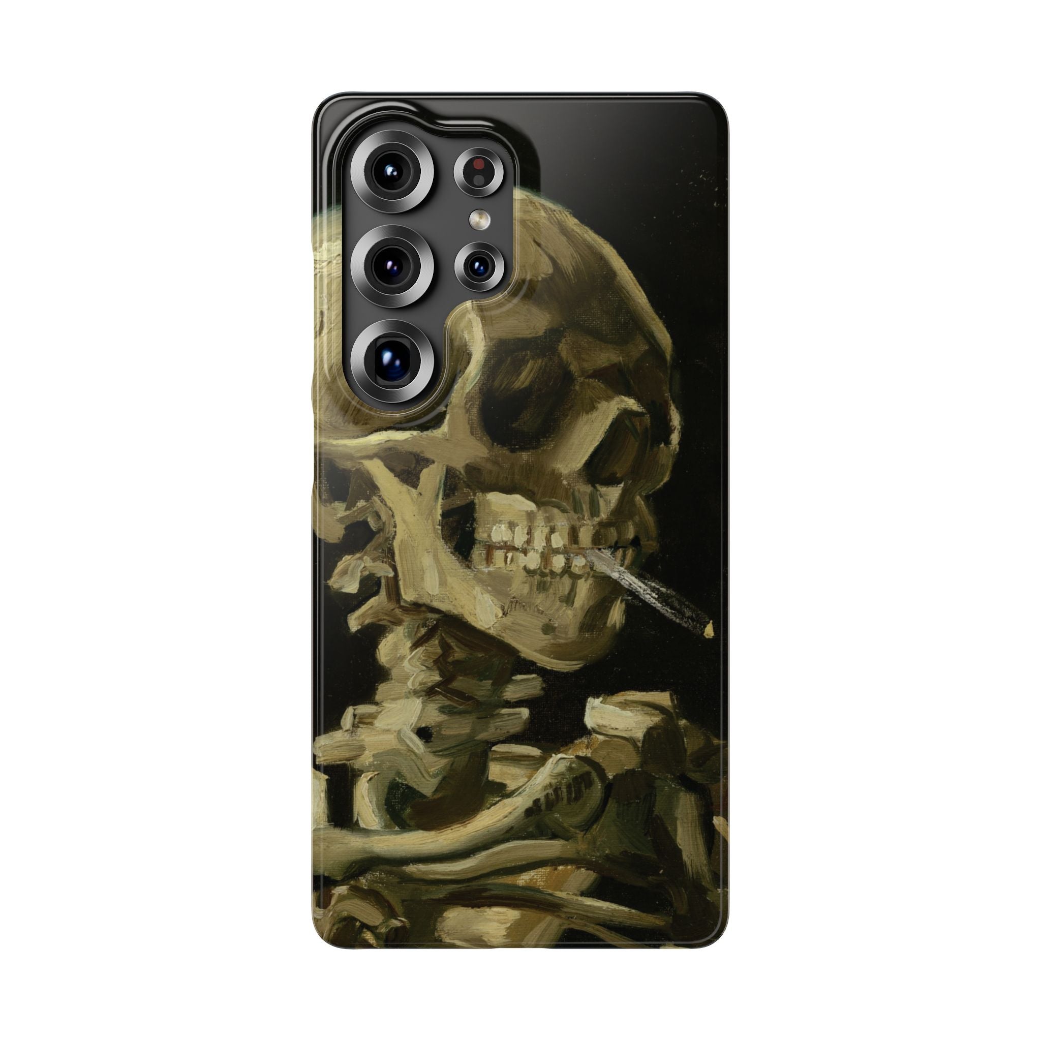 Skeleton with Cigarette by Van Gogh - Samsung Slim Case