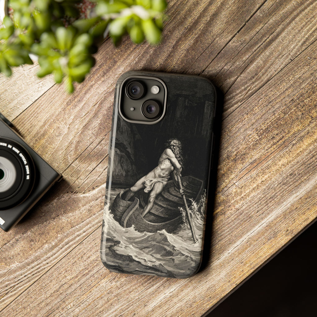 Canto III - Charon by Gustave Doré - iPhone Tough Case