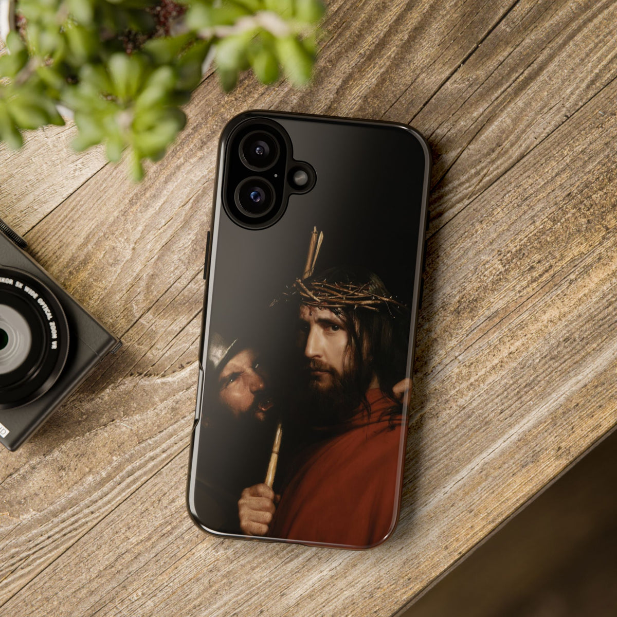 La Derisione di Cristo di Carl Bloch - Custodia Rigida per iPhone