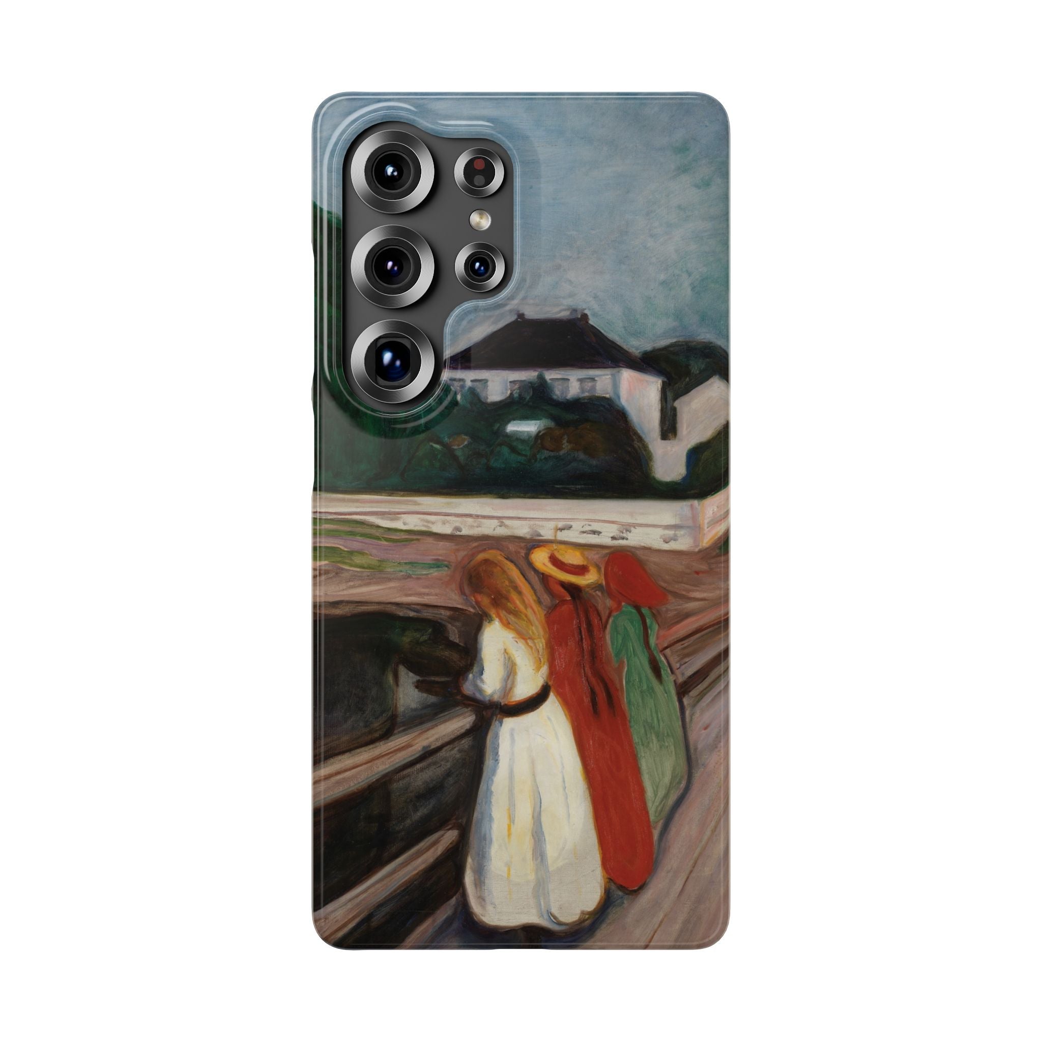 The Girls on the Bridge by Edvard Munch - Samsung Slim Case