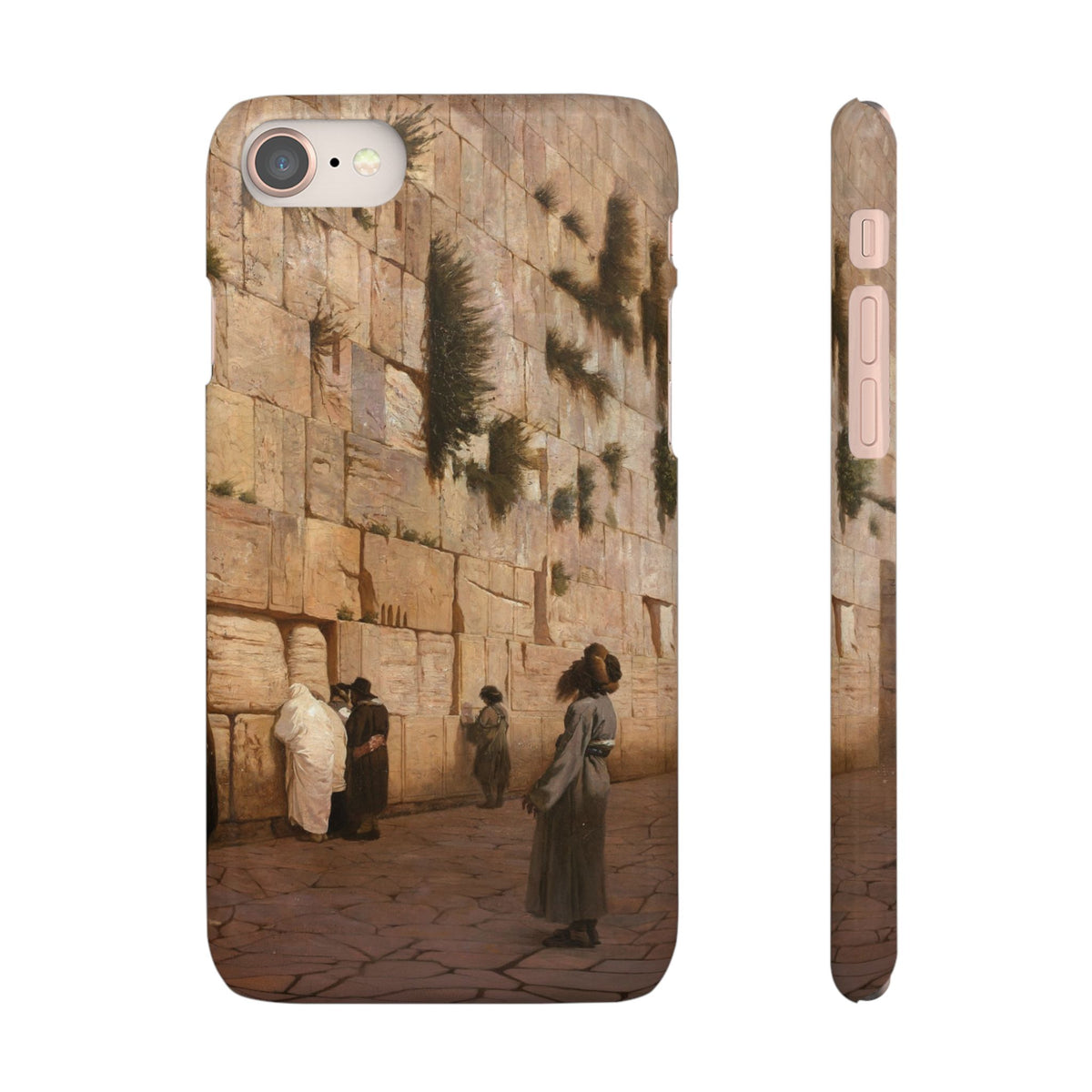 Le Mur des Lamentations by Jean-Leon Gerome - iPhone Slim Case