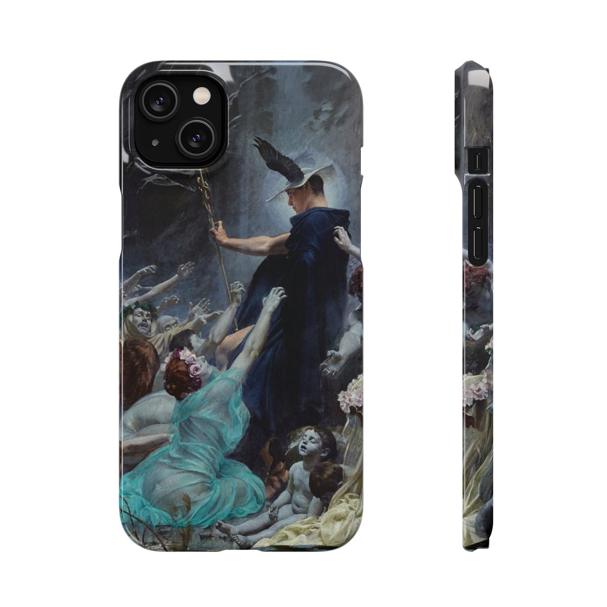 The Souls of Acheron by Adolf Hiremy-Hirschl - iPhone Slim Case