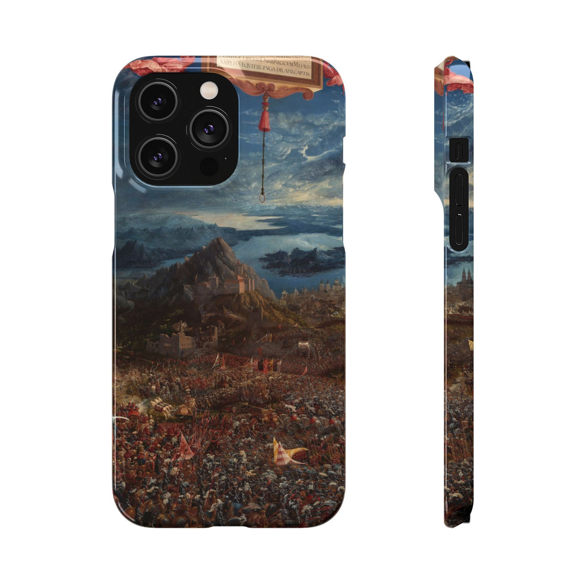 The Battle of Alexander at Issus by Albrecht Altdorfer - iPhone Slim Case