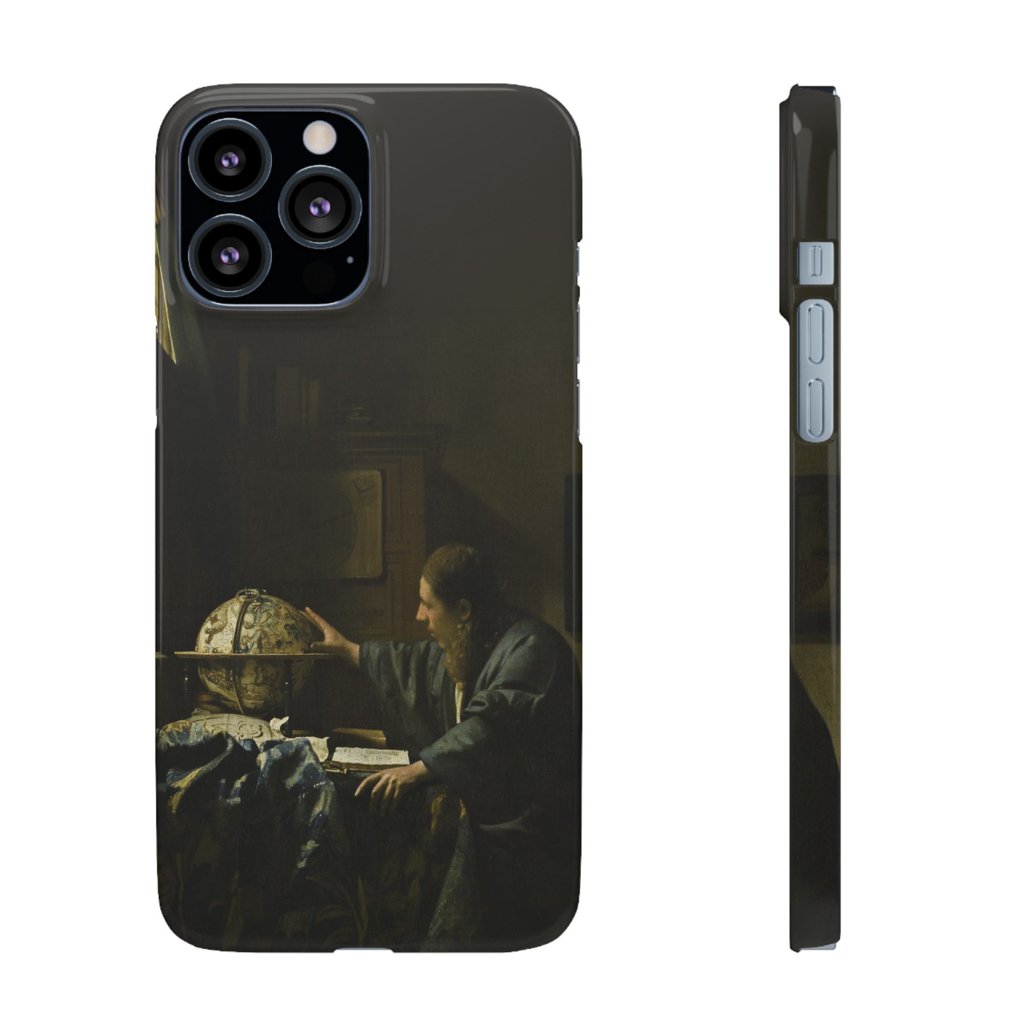The Astronomer by Johannes Vermeer - iPhone Slim Case