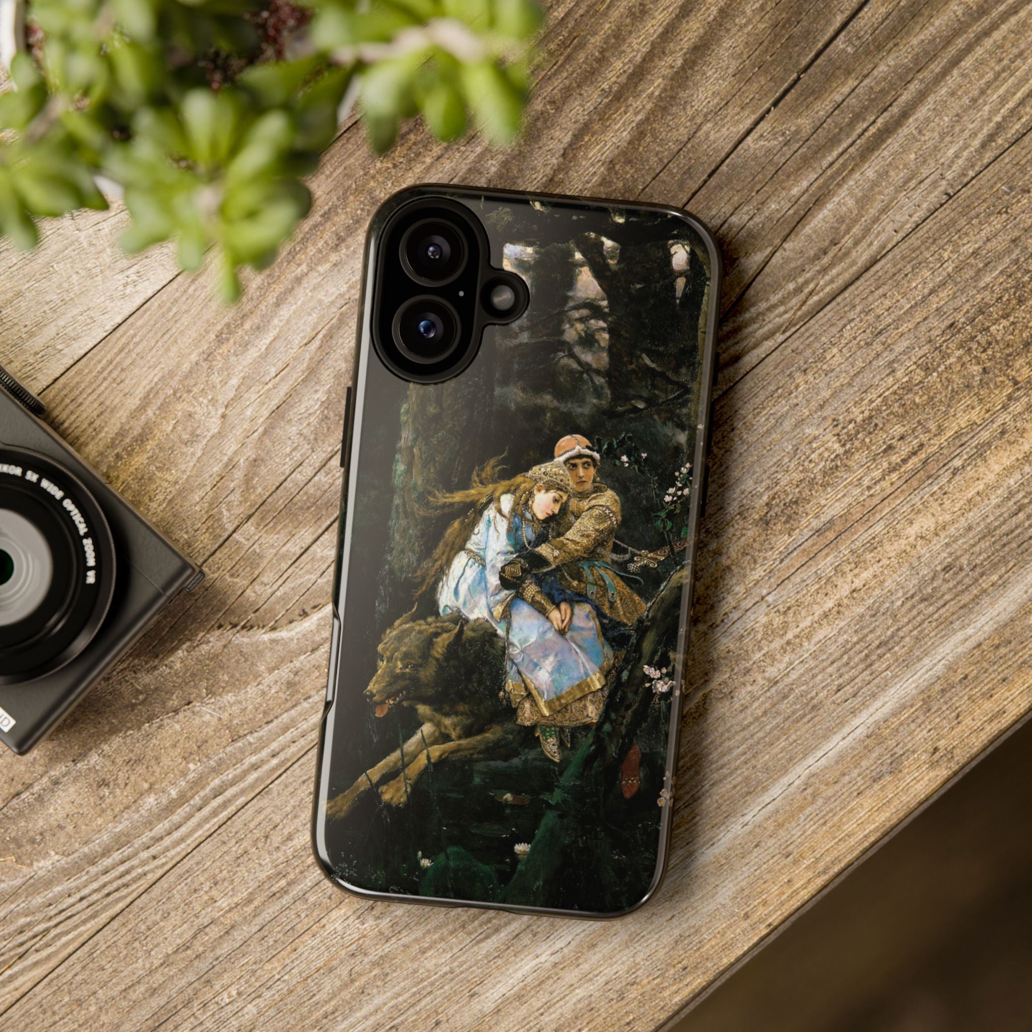 Ivan Tsarevich Riding the Grey Wolf by Viktor Vasnetsov - iPhone Tough Case