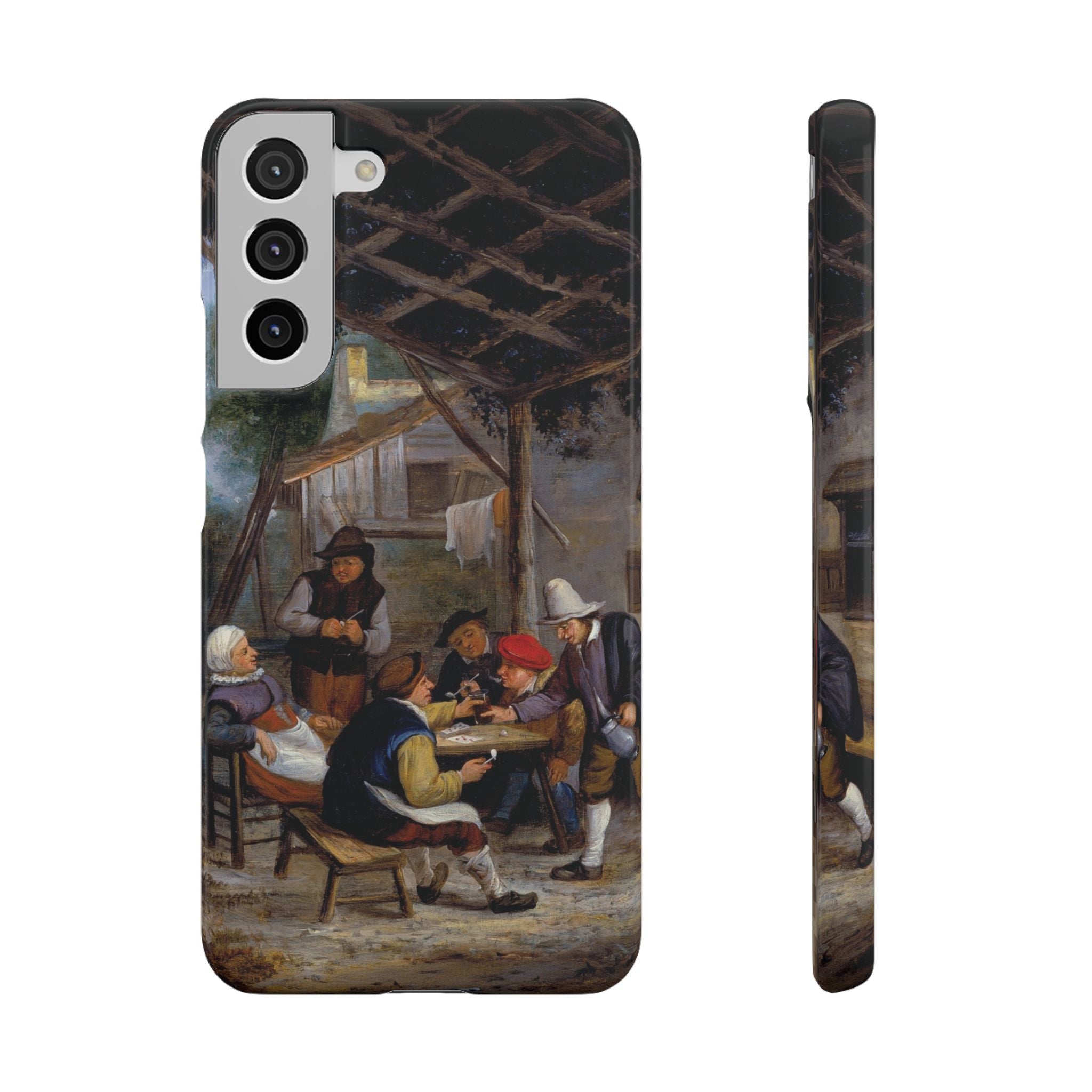 Peasants Drinking by Adriaen van Ostade - Samsung Slim Case