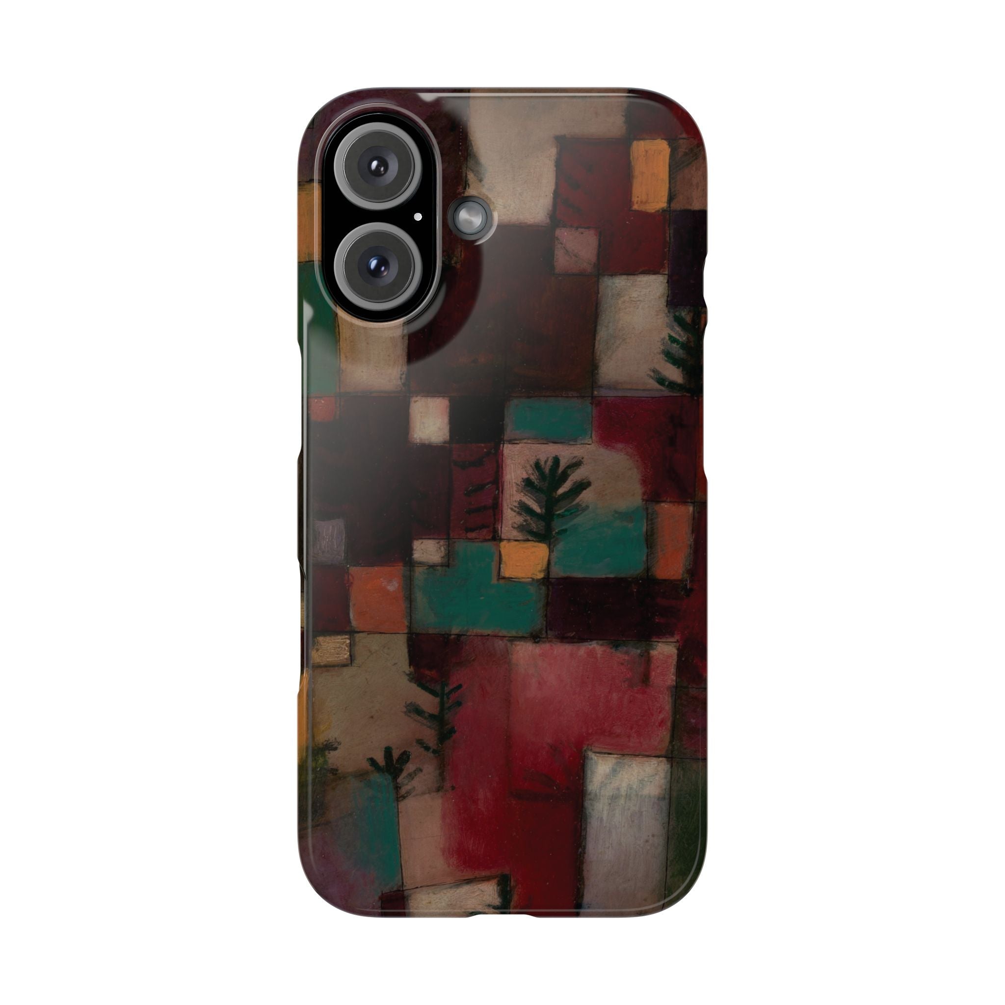 Redgreen and Violet-Yellow Rhythms by Paul Klee - iPhone Slim Case
