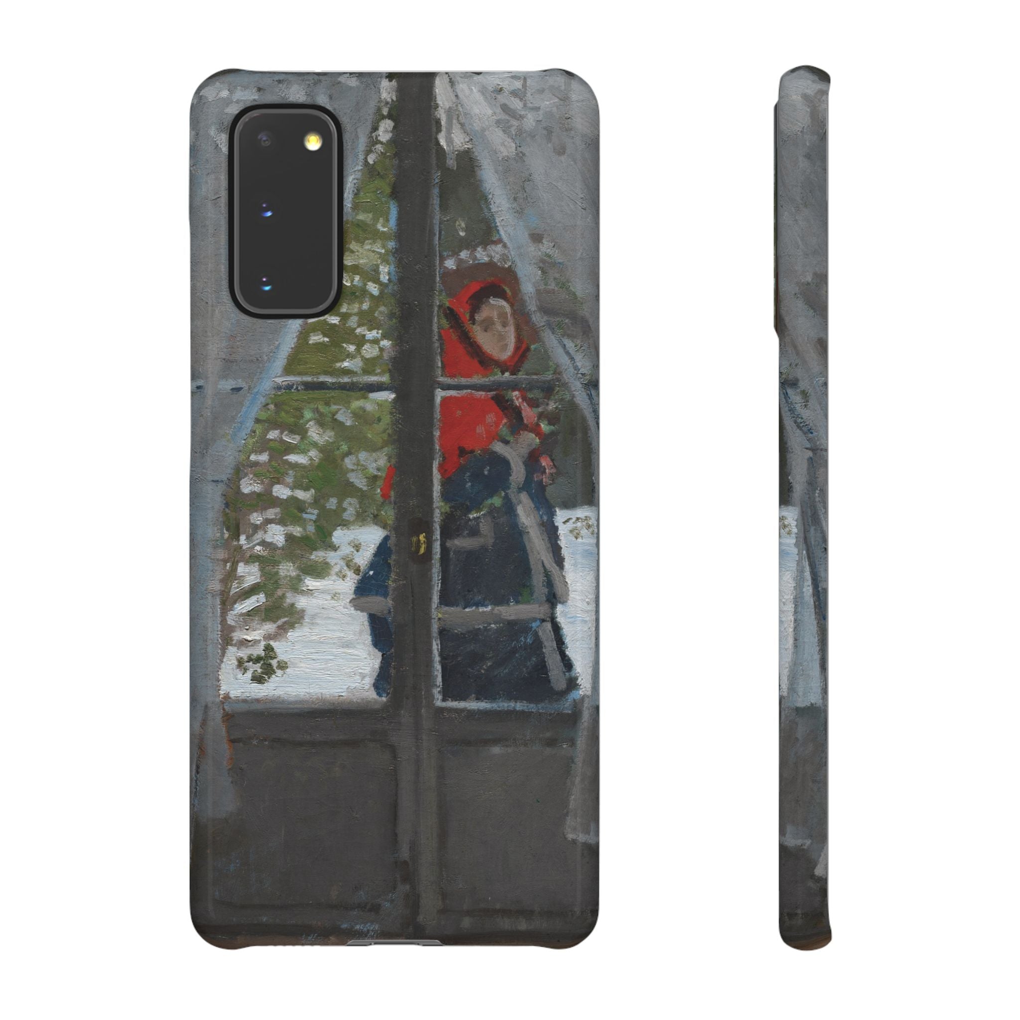 Le mouchoir rouge by Claude Monet - Samsung Slim Case